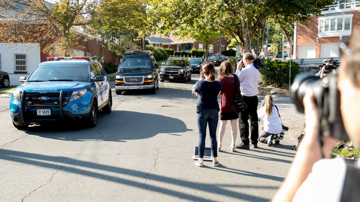 The Latest: Trump says society can't tolerate violence