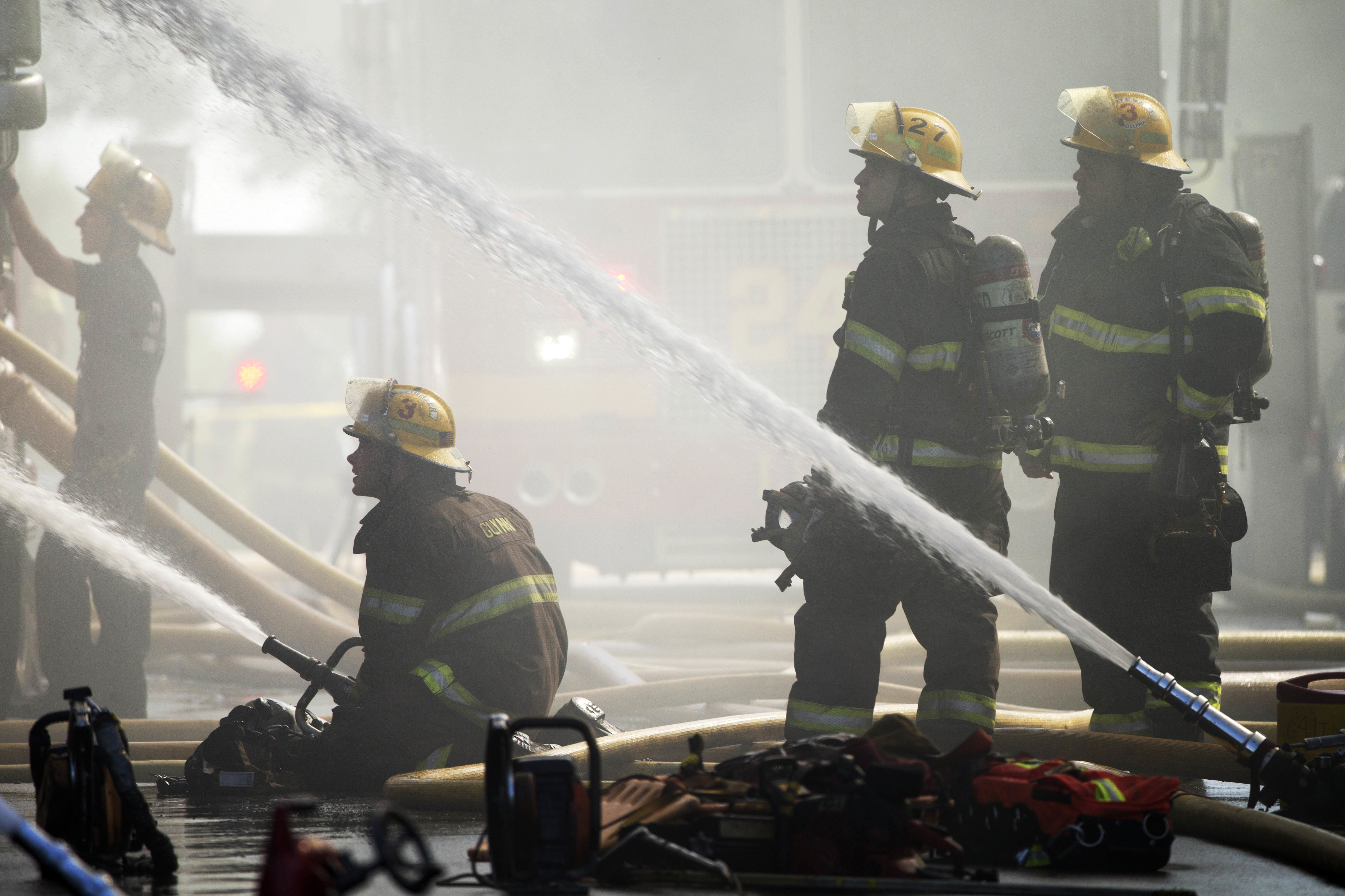 Fire engulfs century-old Presbyterian church; no injuries