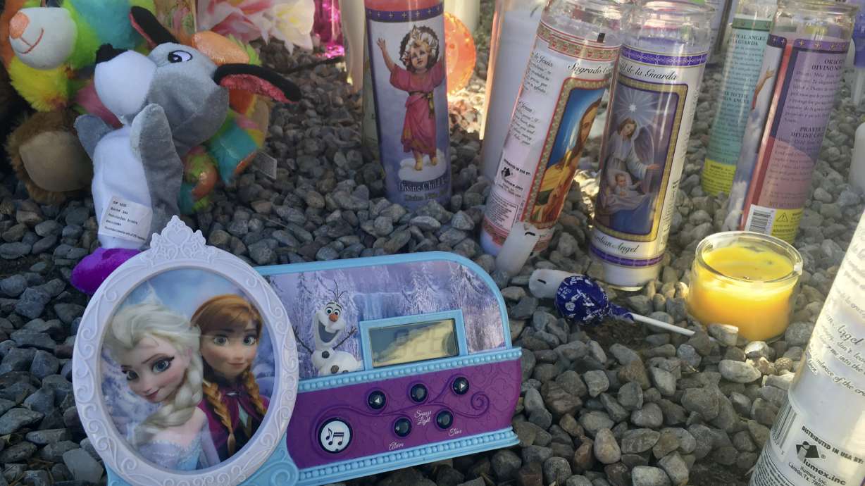 The Latest: Slain girl's relatives express sorrow, grief