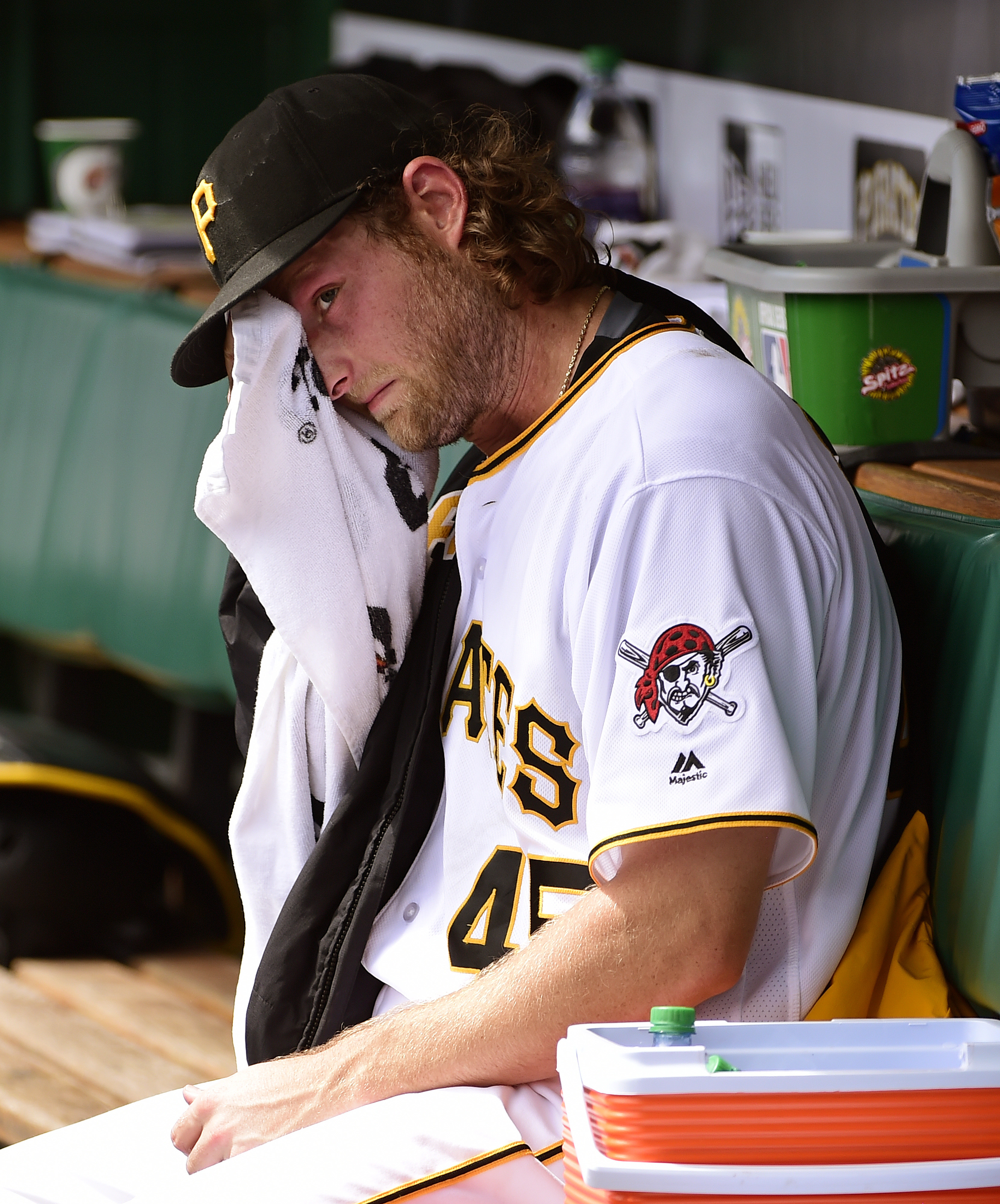 Pirates place RHP Gerrit Cole on DL with elbow inflammation