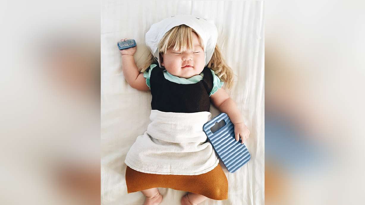 Mom dresses napping baby in hilarious, elaborate costumes