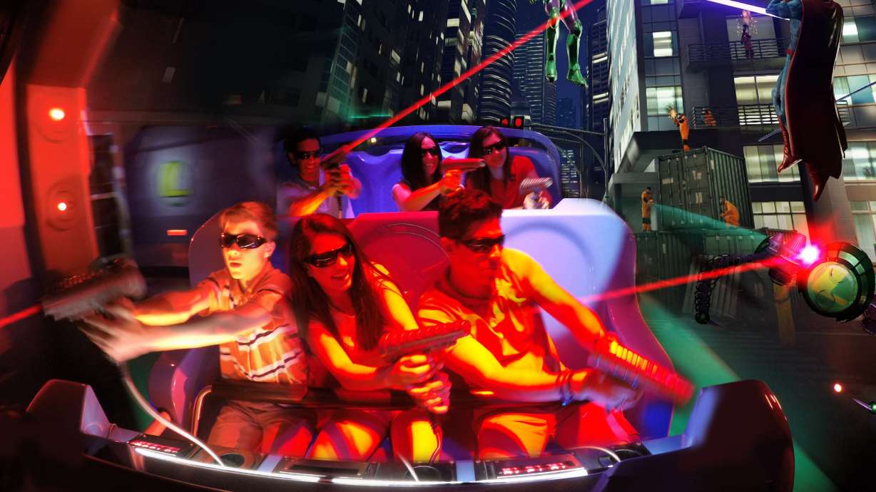 4D Interactive Thrill Ride JUSTICE LEAGUE: Battle for Metropolis Coming in 2017 to Six Flags Over Georgia