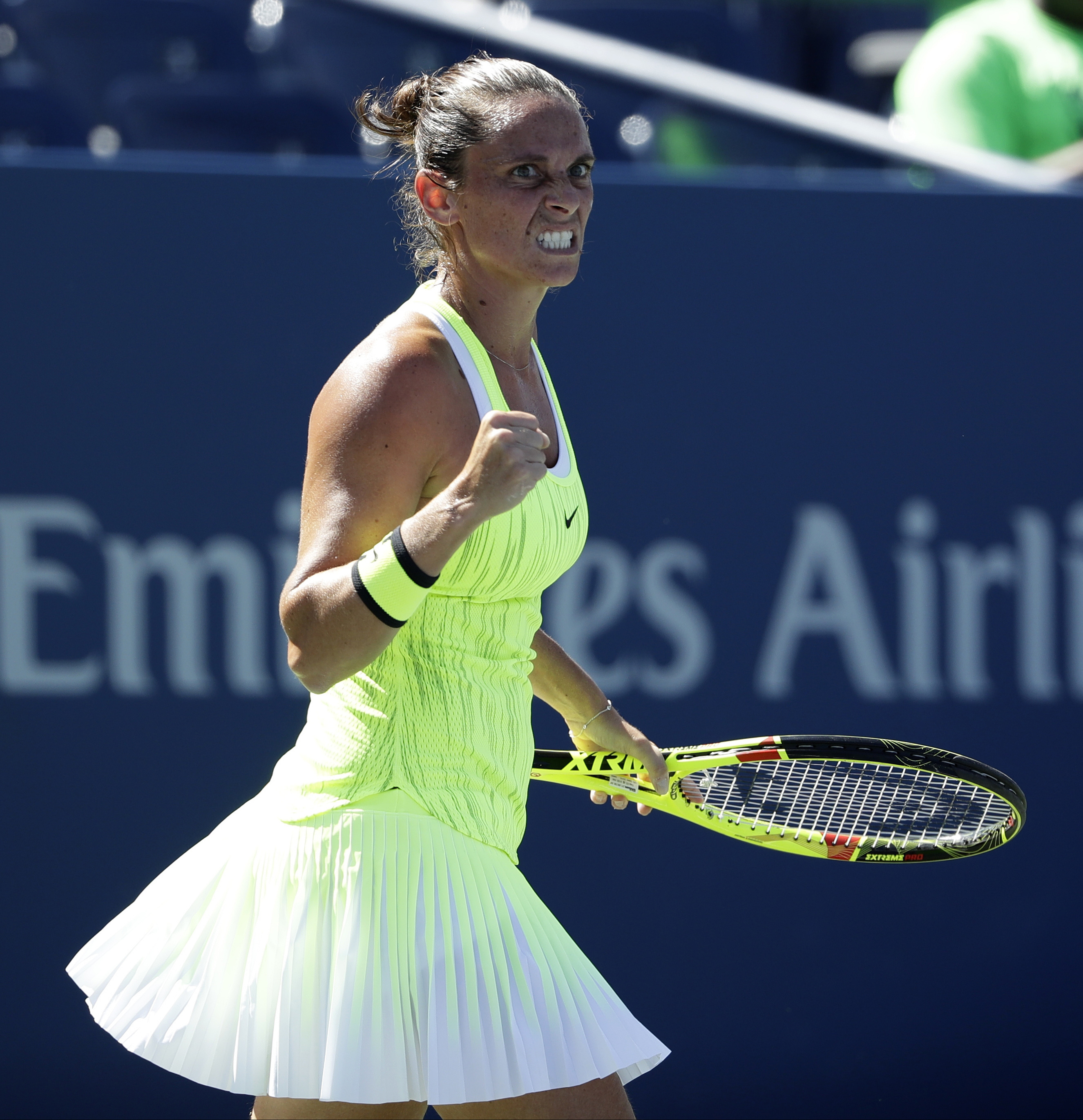 Italy's Vinci, Denmark's Wozniacki feel at home at US Open