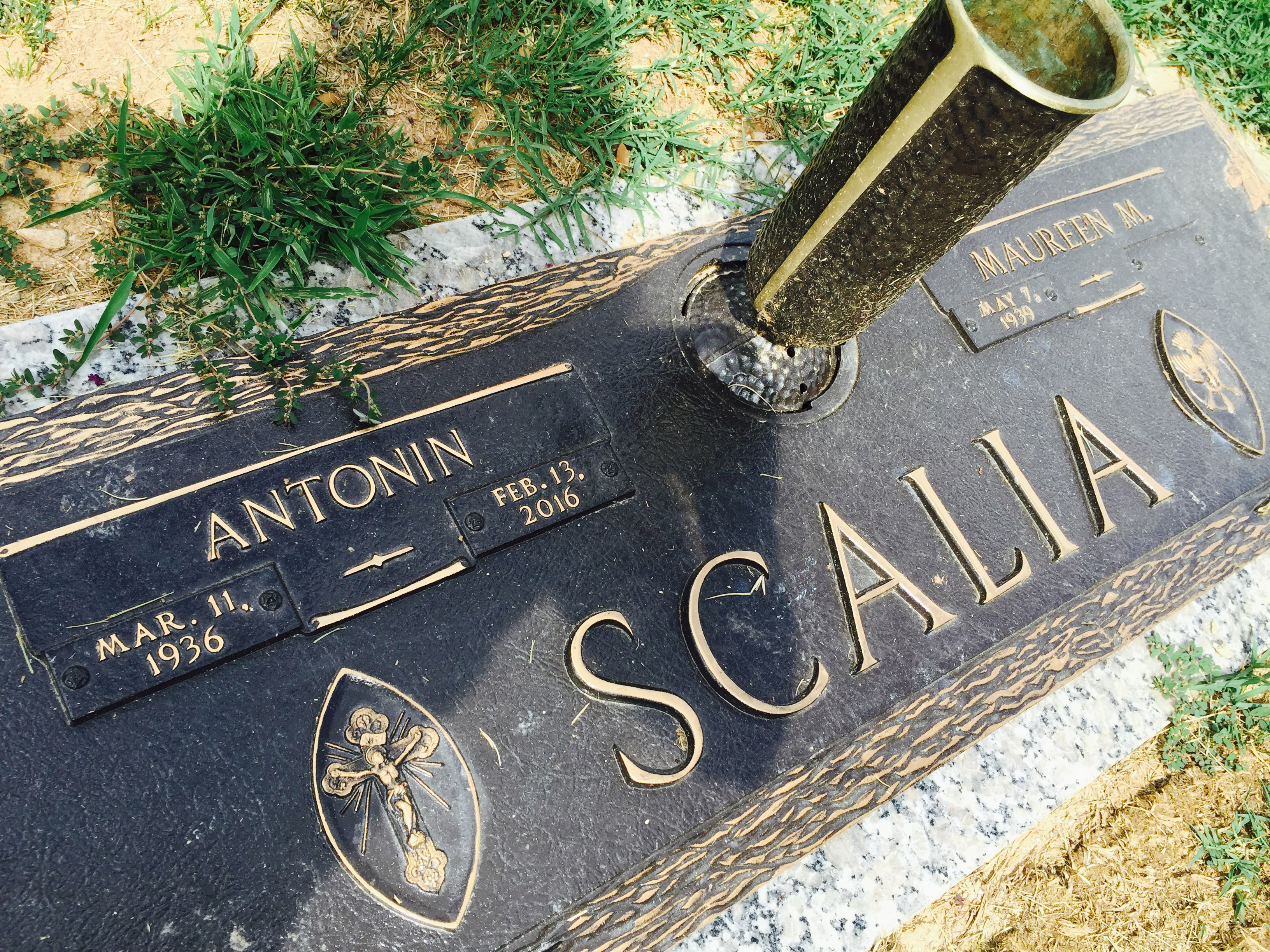 A mystery solved: Where is Scalia buried?