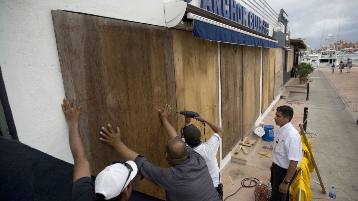 The Latest: Hurricane Newton makes landfall in Mexico