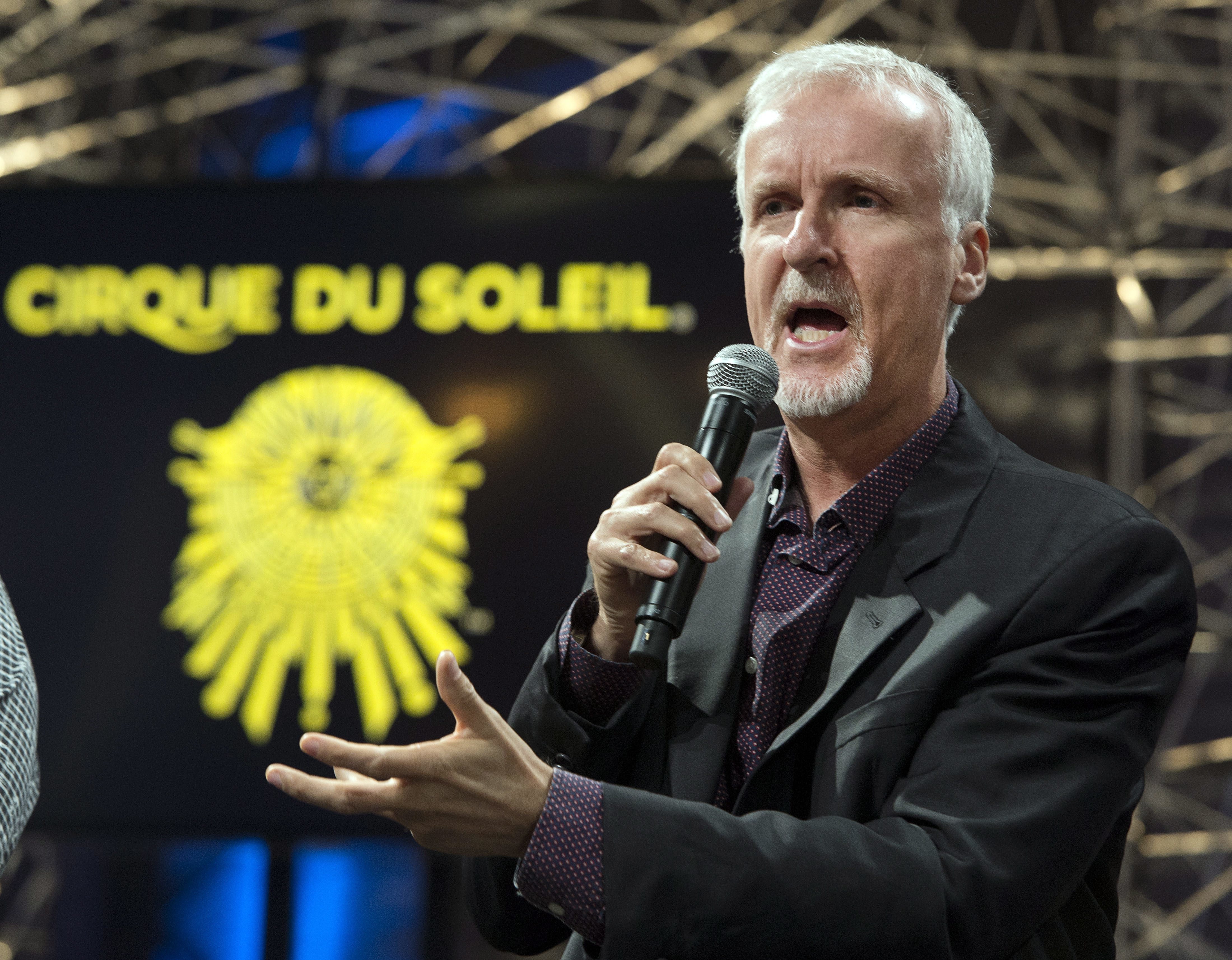 James Cameron talks 'Avatar' sequels, Cirque du Soleil show