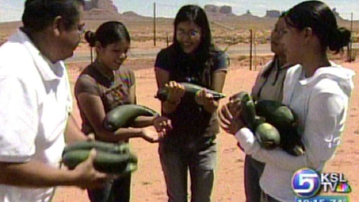 Navajo Students Growing Garden in Unlikely Place