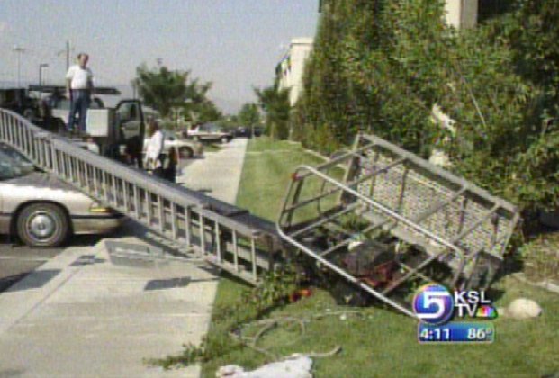 Two Men Injured While Installing Sign