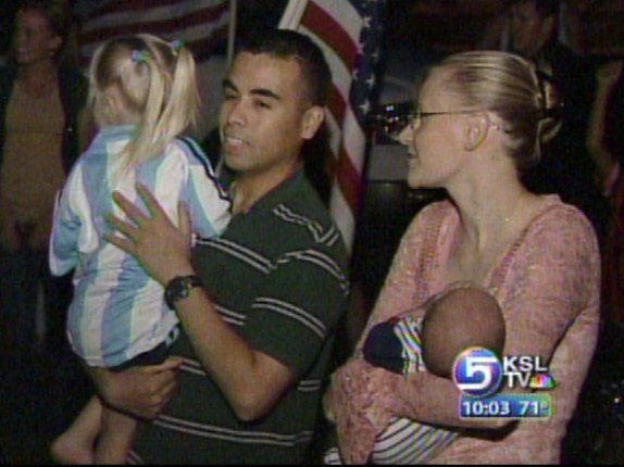 Two Families Welcome Soldiers Home in Different Ways