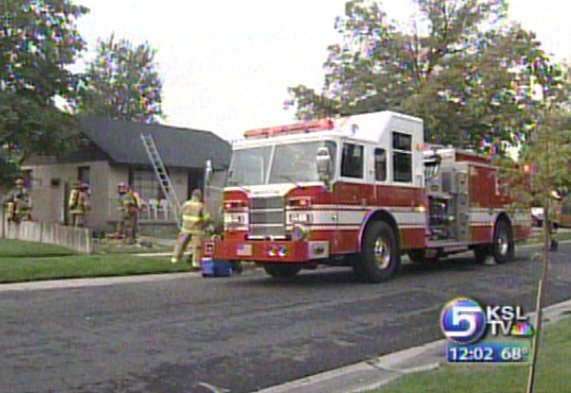 Family Escapes House Fire