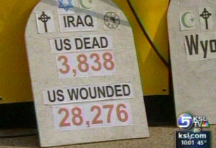 Protest Against Iraq War Held at Washington Square