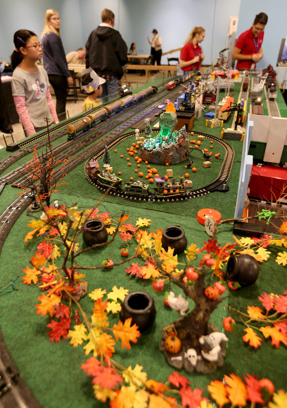 Train Day takes place at Discovery Gateway Children's Museum of Utah in Salt Lake City on Saturday, Sept. 10, 2016. (Photo: Laura Seitz, Deseret News)