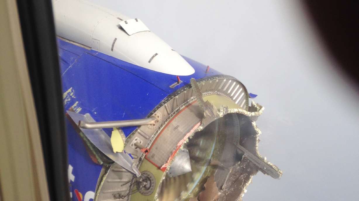 Engine blade on Southwest jet showed signs of cracking