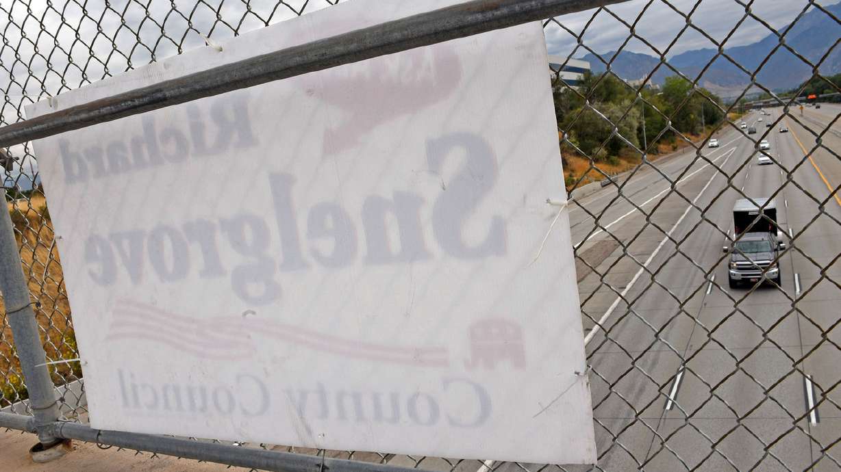 Campaign money, illegal signs at issue in battle over S.L. County seat