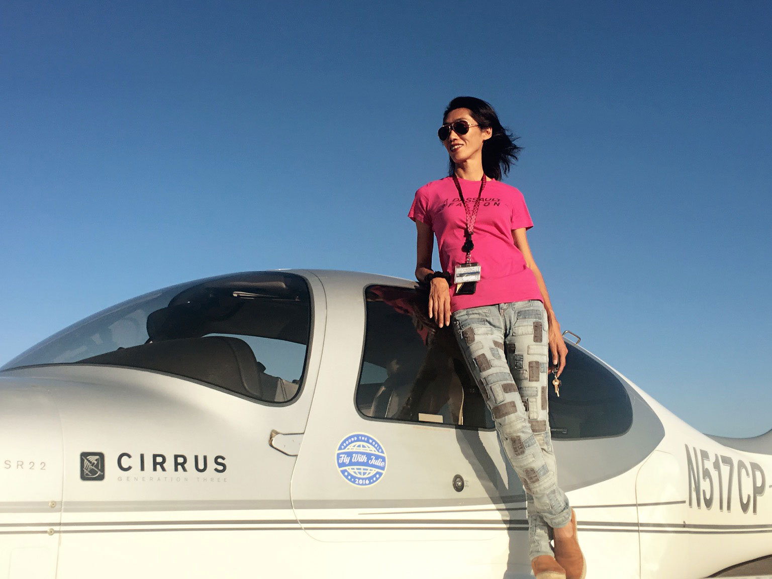 CORRECTING and REPLACING Florida Pilot Julie Wang Completes Record-Setting Solo Around-the-World Flight