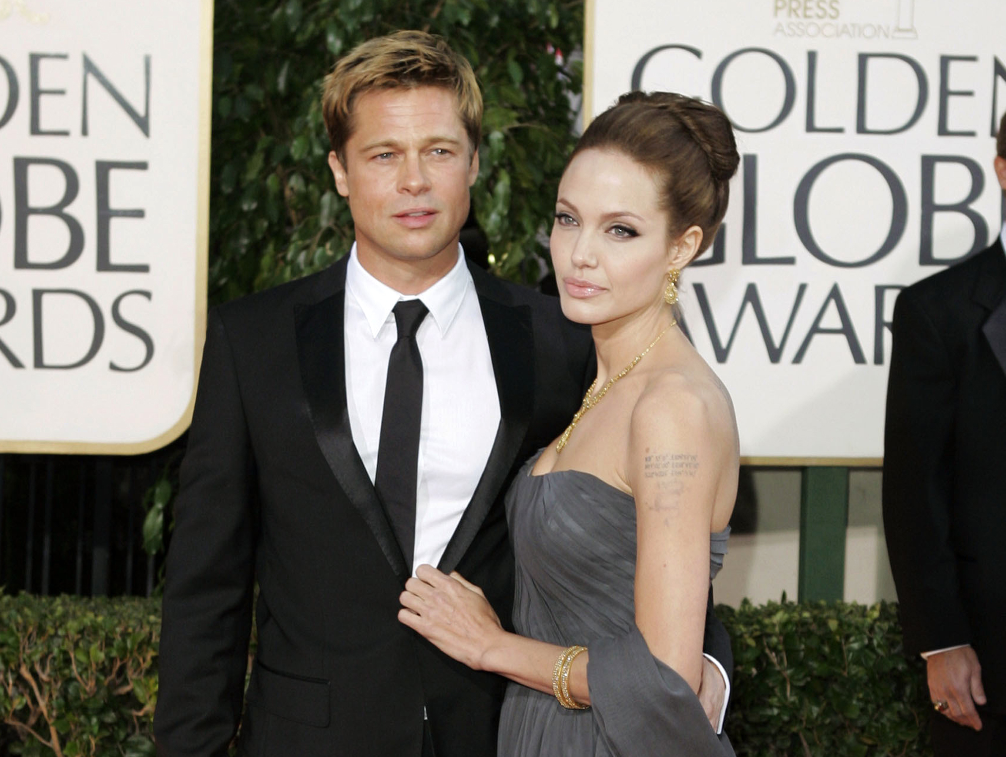 Jolie and Pitt's romance, divorce bookended by films