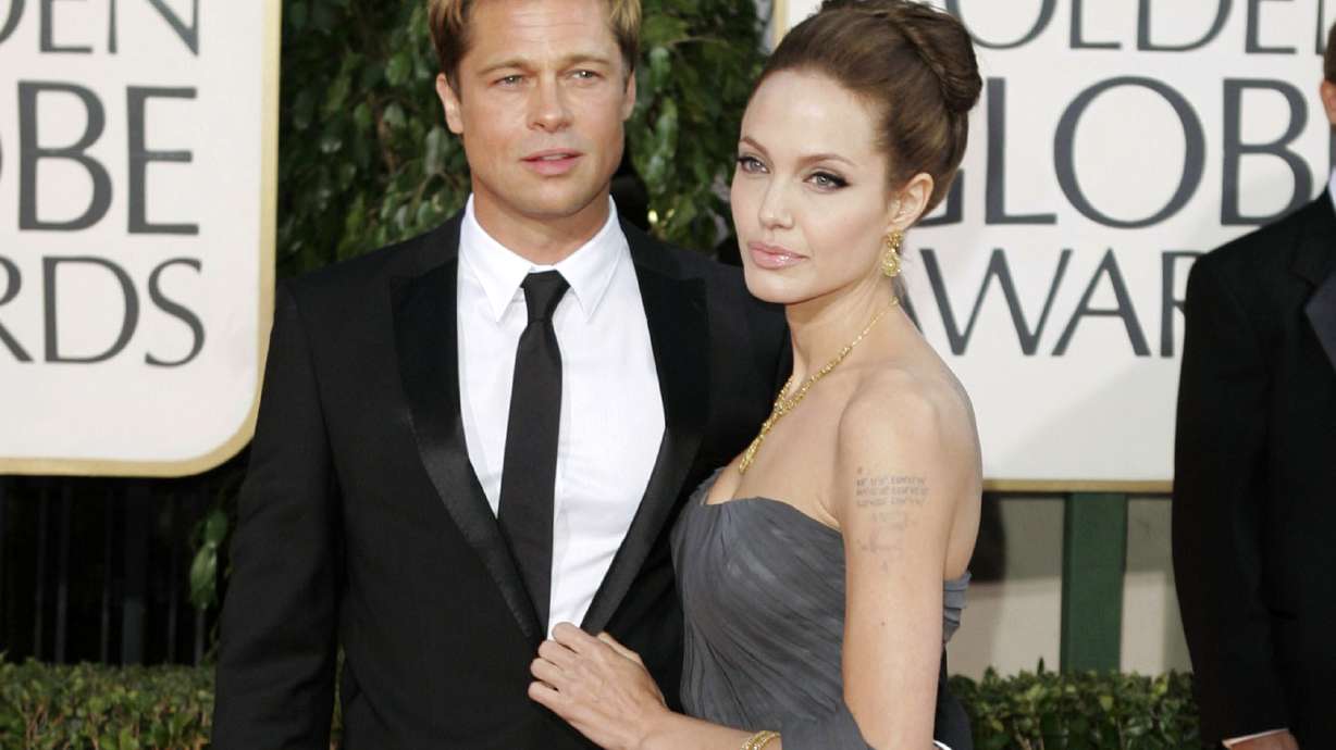 Jolie and Pitt's romance, divorce bookended by films