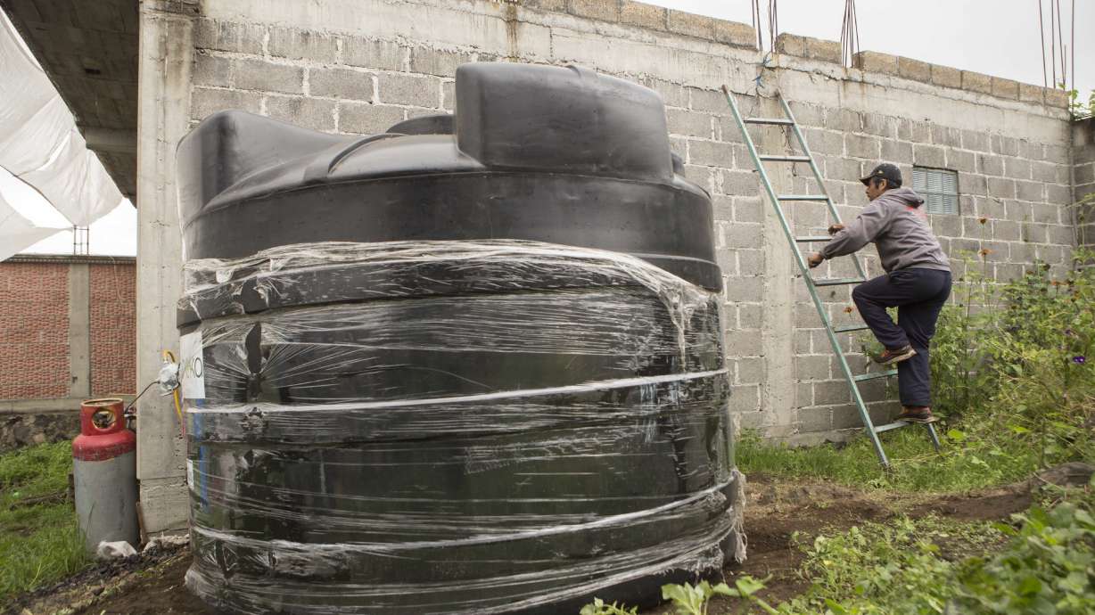 Some Mexico City residents see future in rain harvesting