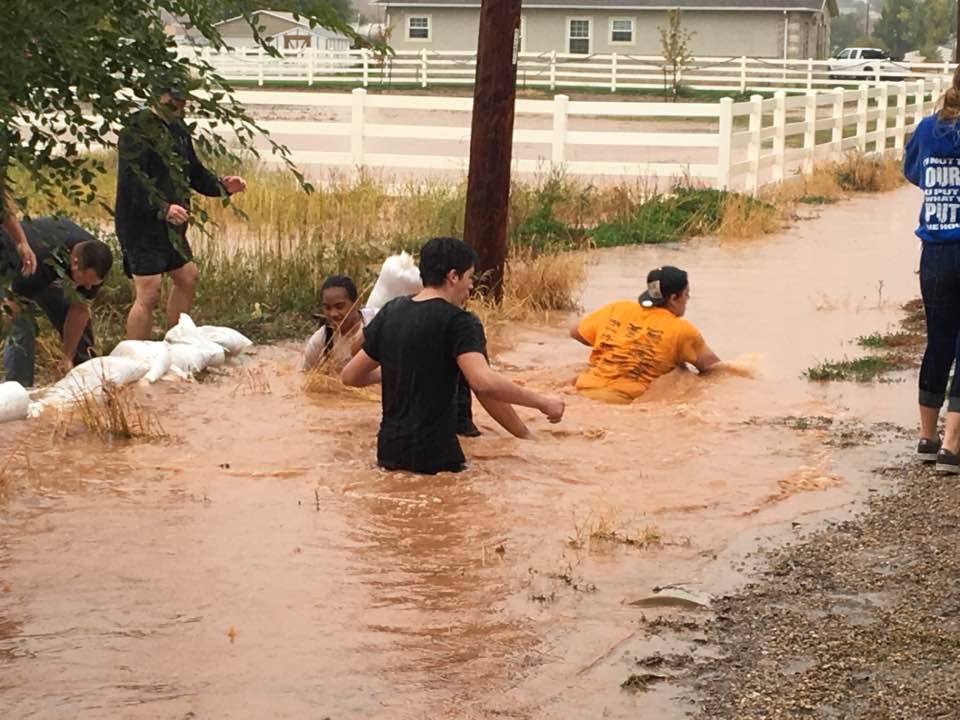 Flooding in the Roosevelt area. (Photo Courtesy: Juliann Richens)