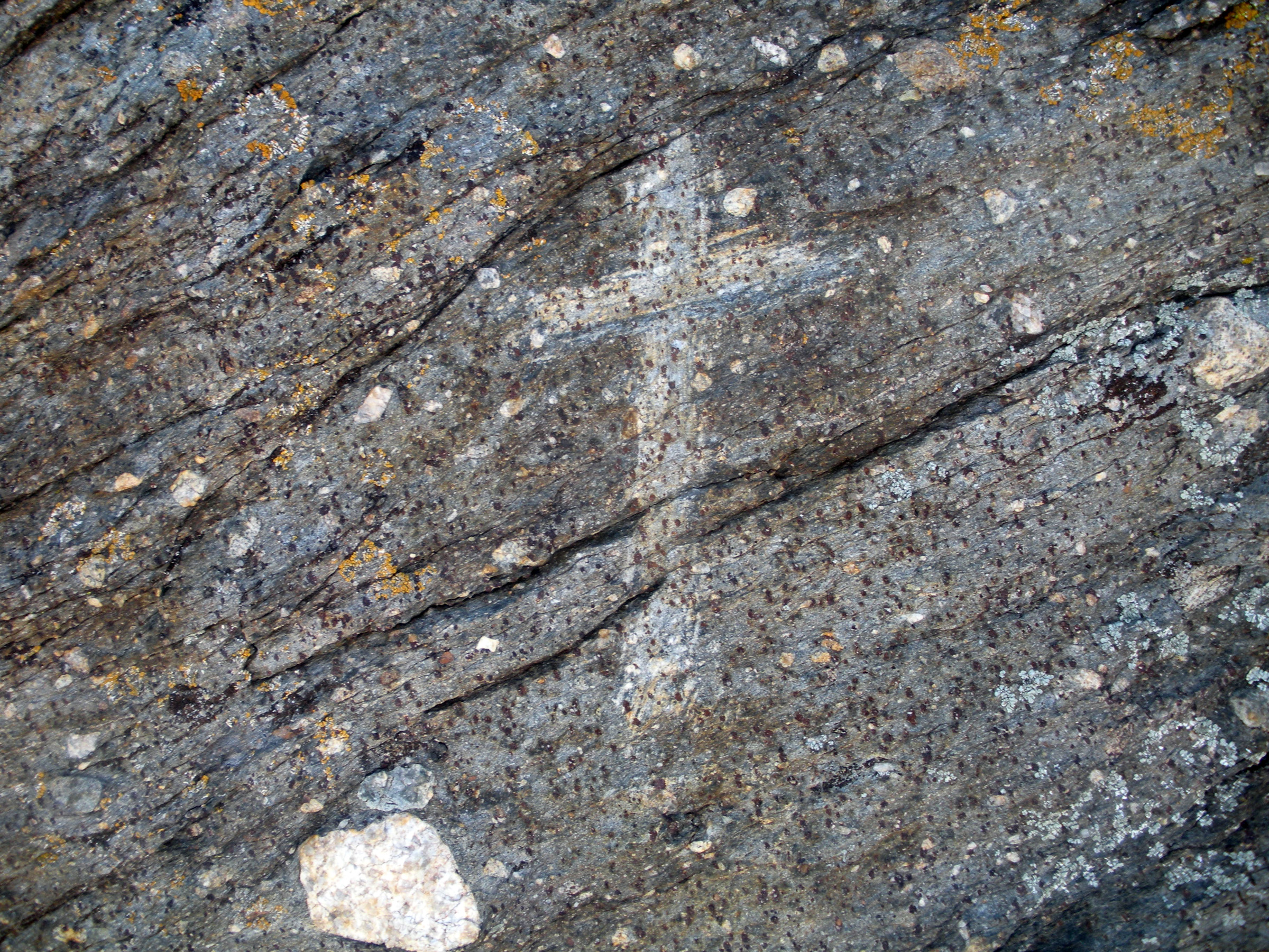 The famous cross that Kit Carson carved in 1843 on the north end of Fremont Island. (Photo: Lynn Arave, Deseret News)