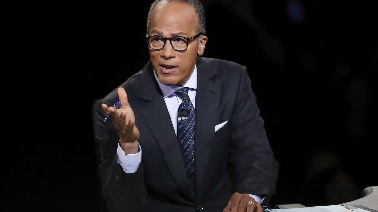 Moderator Lester Holt worked to keep control of debate