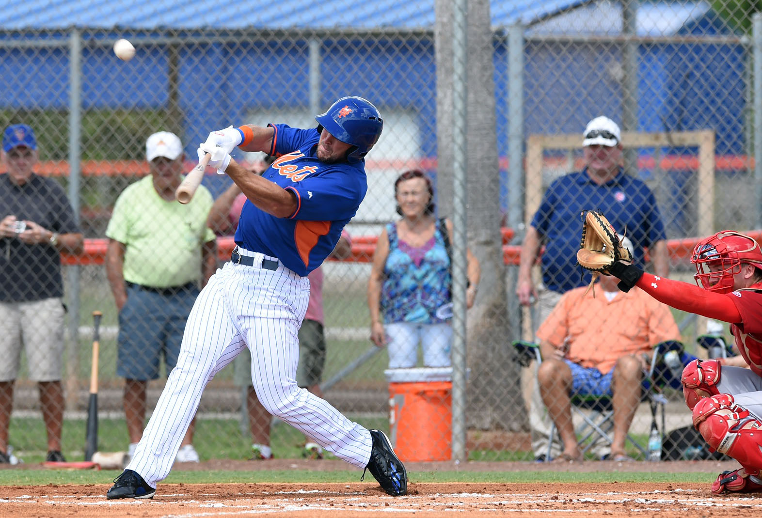 Tebow homers in 1st at-bat for Mets in instructional debut