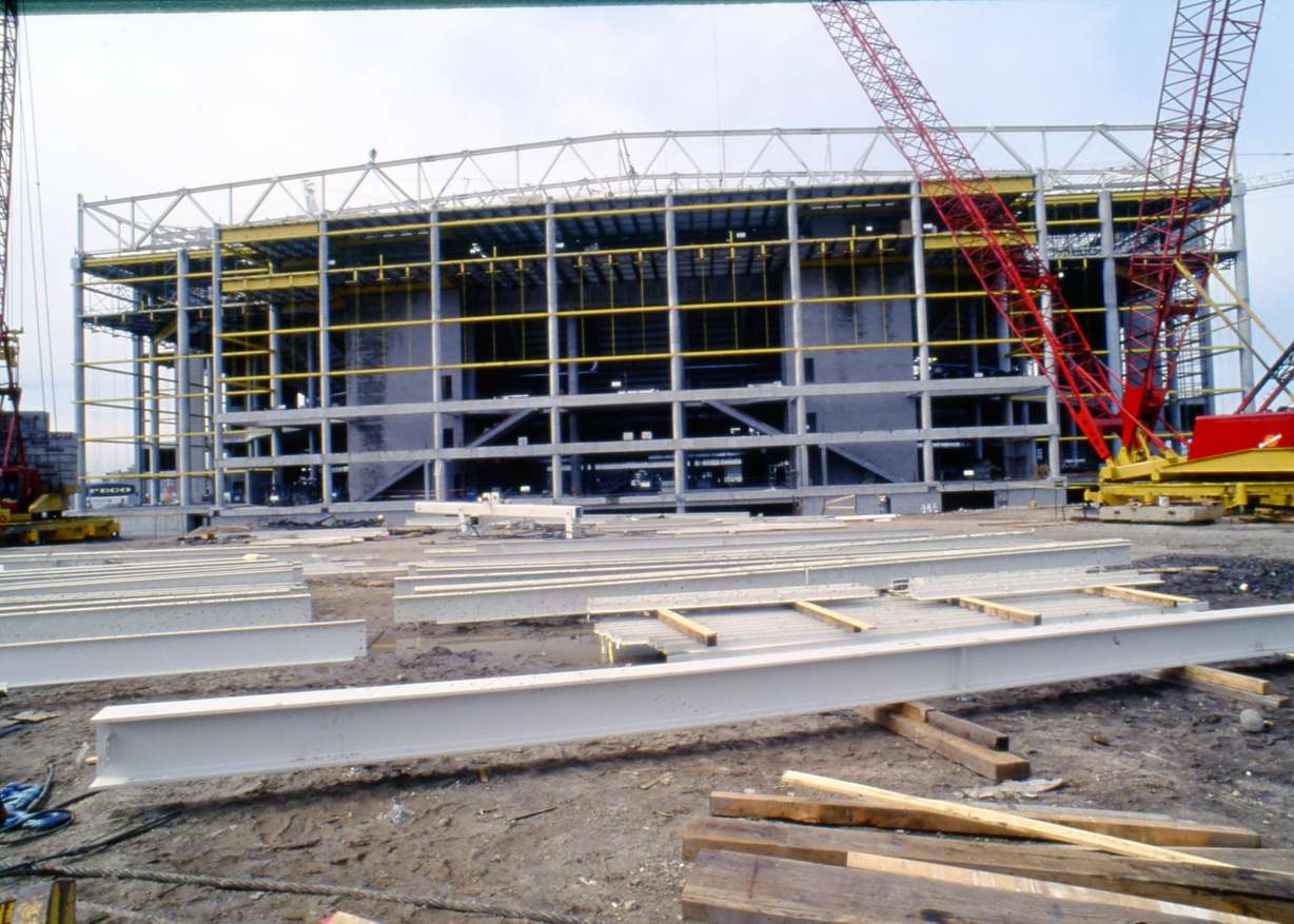 The Vivint Arena, which opened in 1991 as the Delta Center, is 20.6 million cubic feet in size (Photo Courtesy of Utah Jazz)