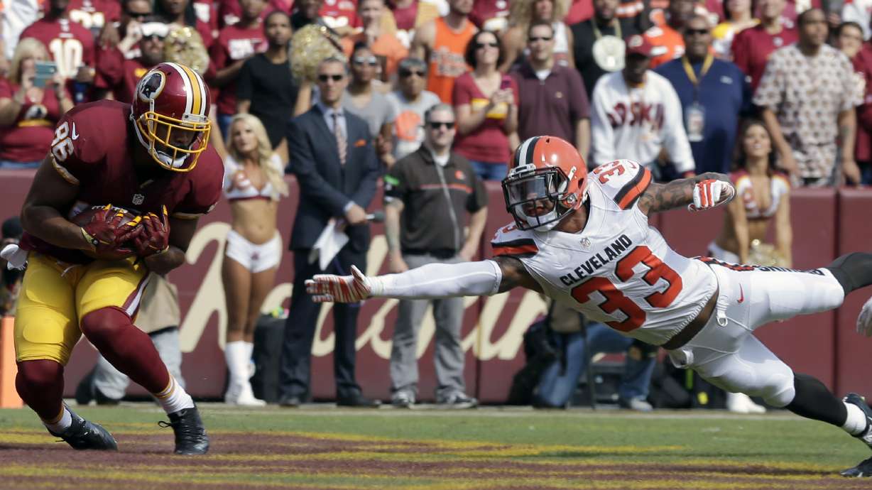 Redskins thrive in red zone, force turnovers to beat Browns