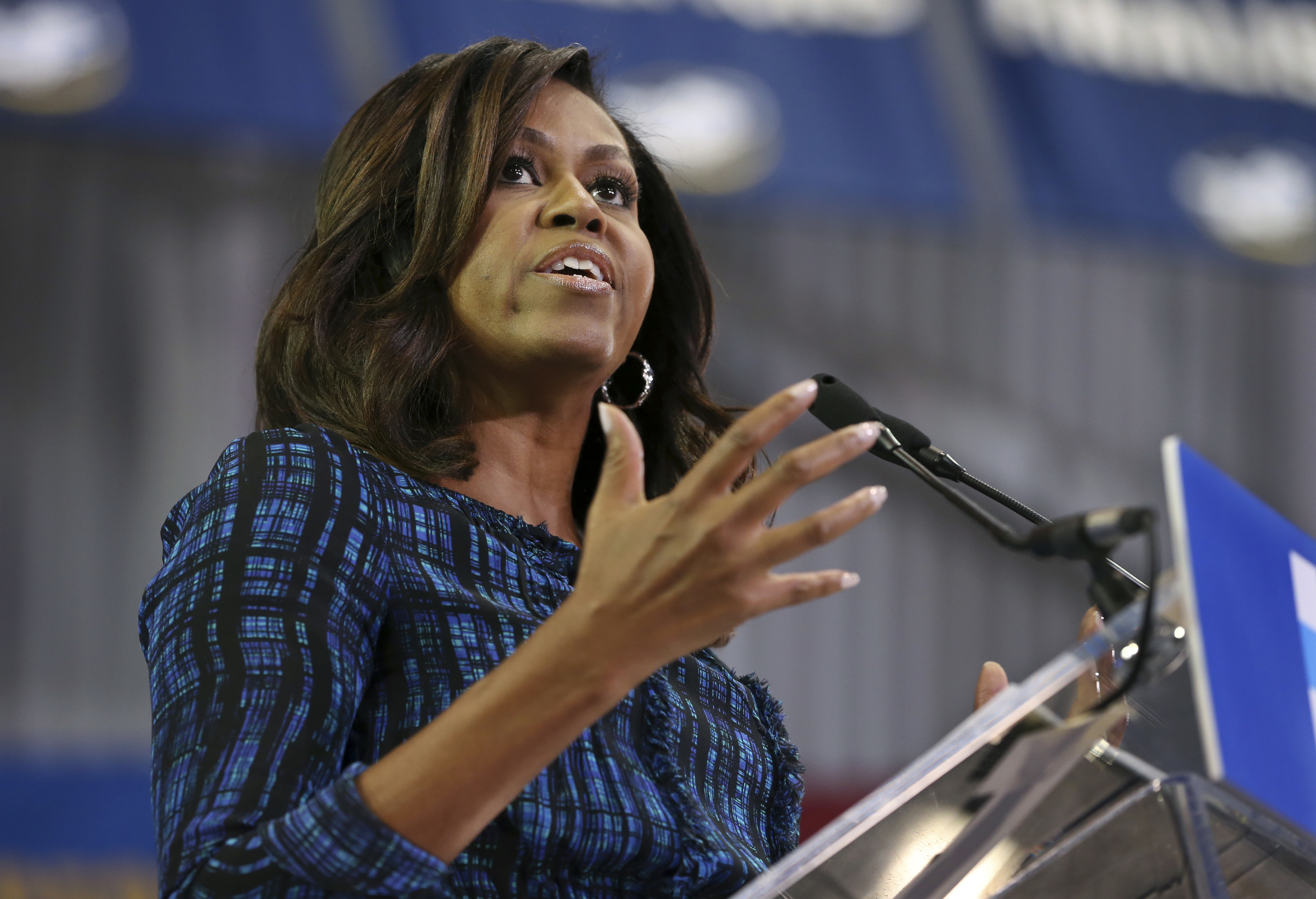 First lady to chat via Skype with girls around the globe