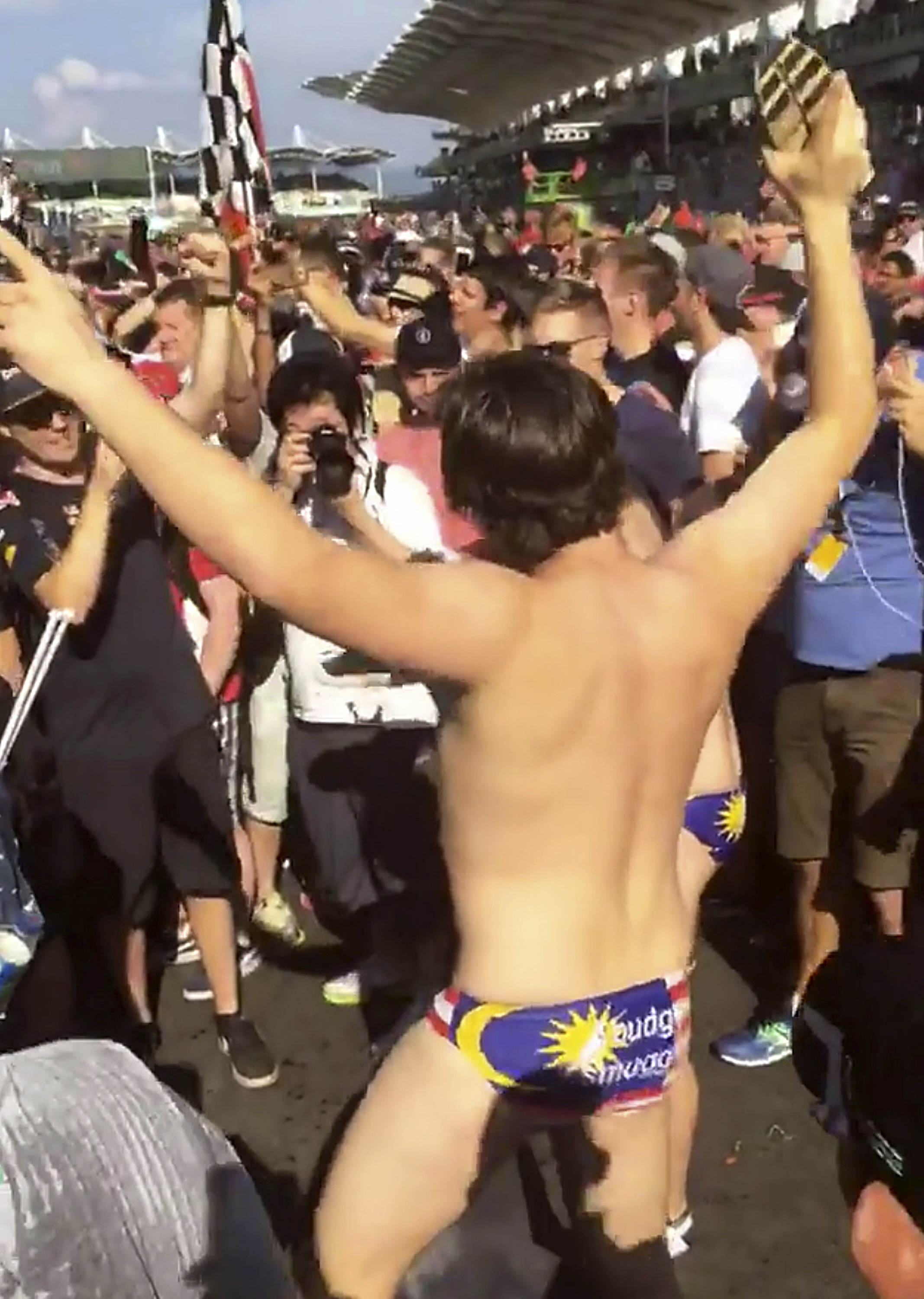 Aussies now arrested for skimpy brief display at Malaysia F1