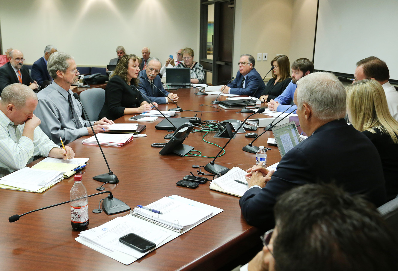 Salt Lake County Recorder Gary Ott meets with the Salt Lake County Council in Salt Lake City on Tuesday, Oct. 4, 2016. The council reviewed an audit of the recorder's office. (Photo: Jeffrey D. Allred, Deseret News)