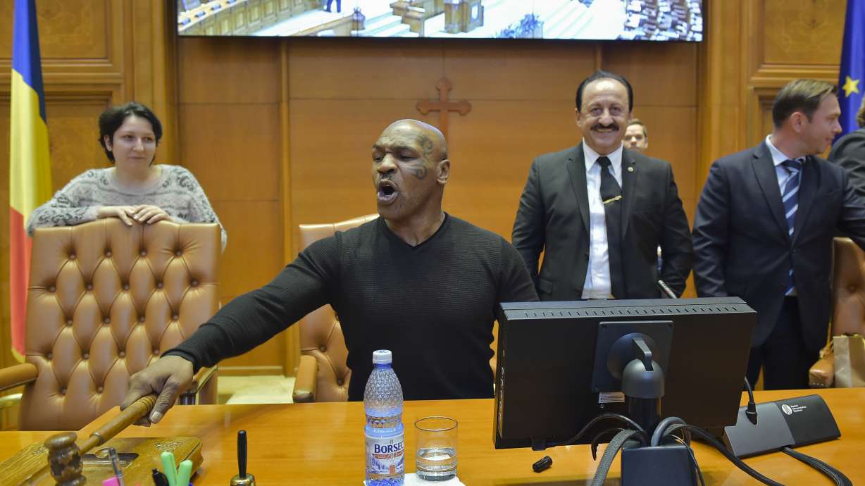 Romania: ex-boxer Mike Tyson calls for order