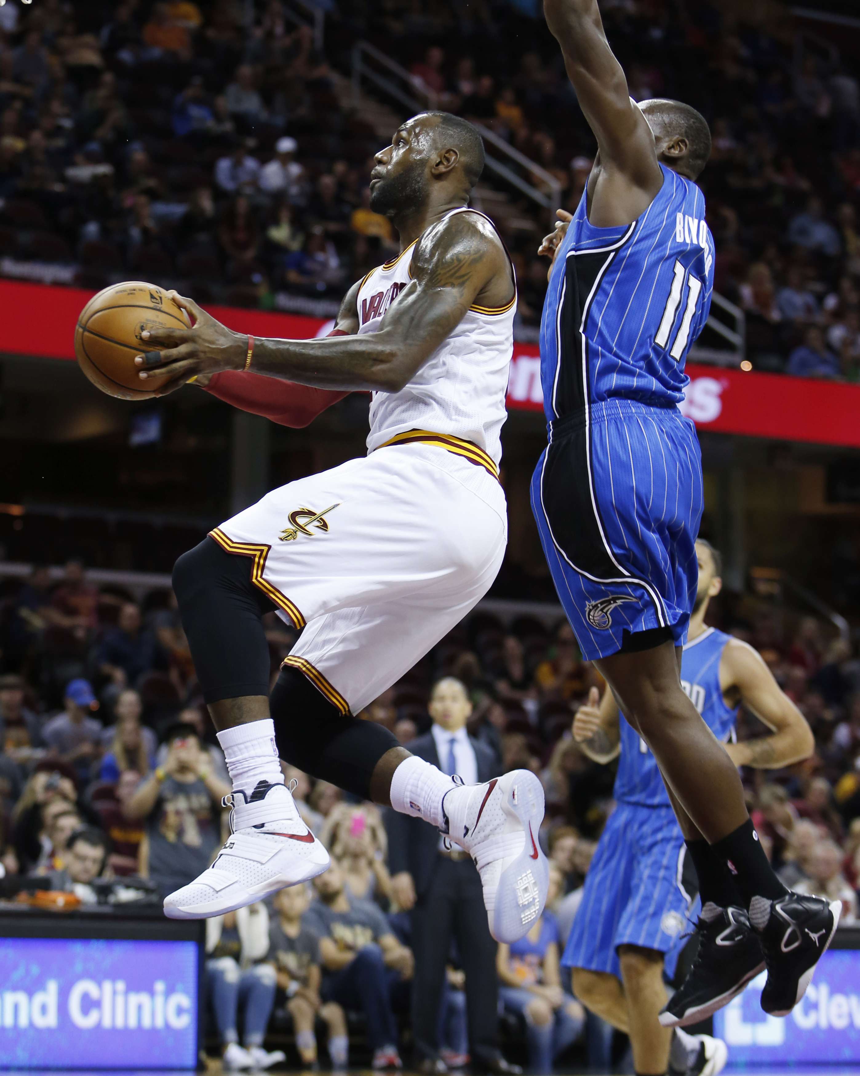 Famous fan: LeBron James swinging with Indians in playoffs