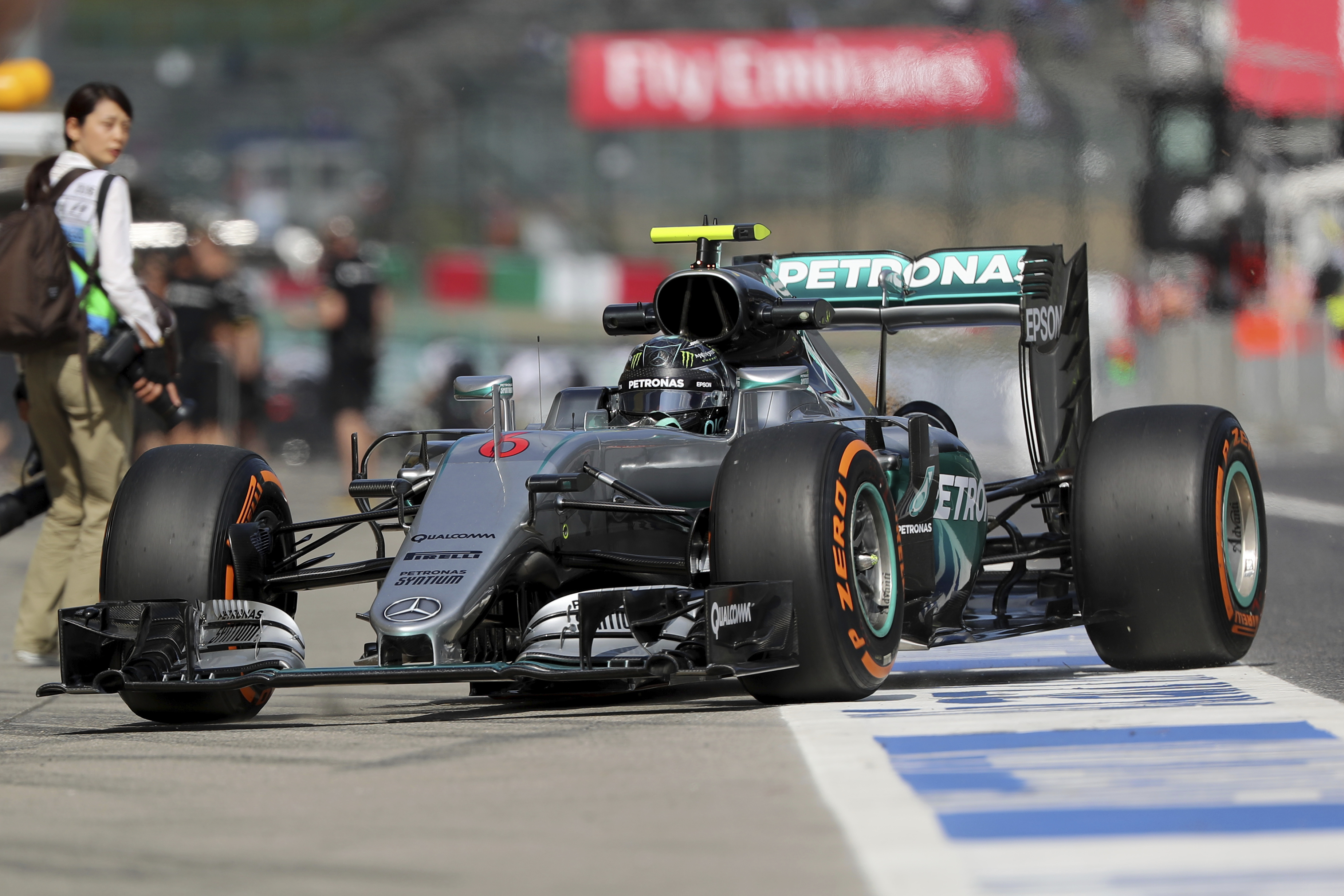 Nico Rosberg fastest in practice for Japanese Grand Prix