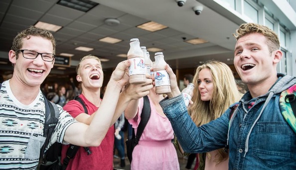 BYU celebrates first ever 'Milktoberfest' on campus