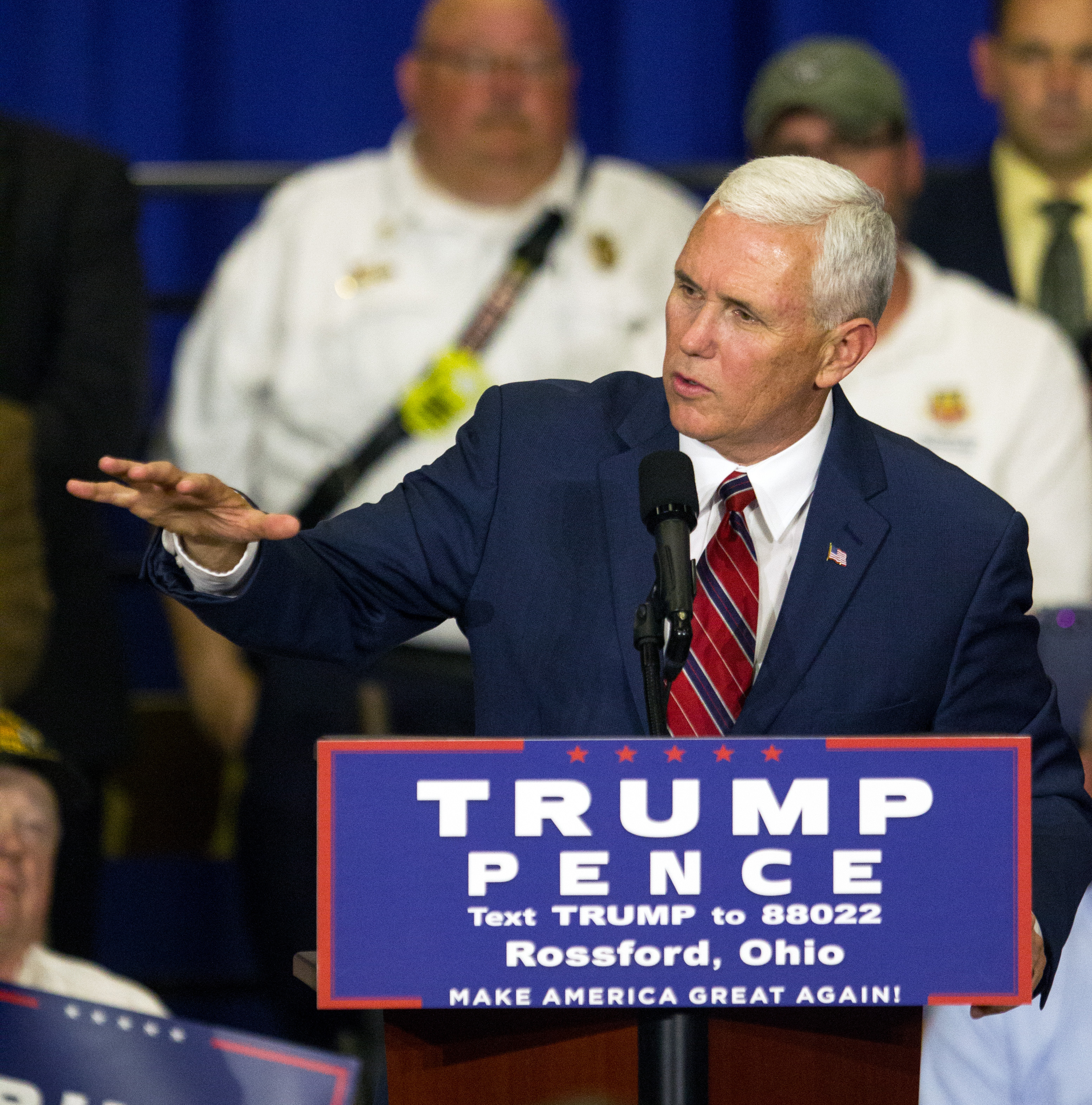 Trump's crude remarks put running mate Pence in awkward spot