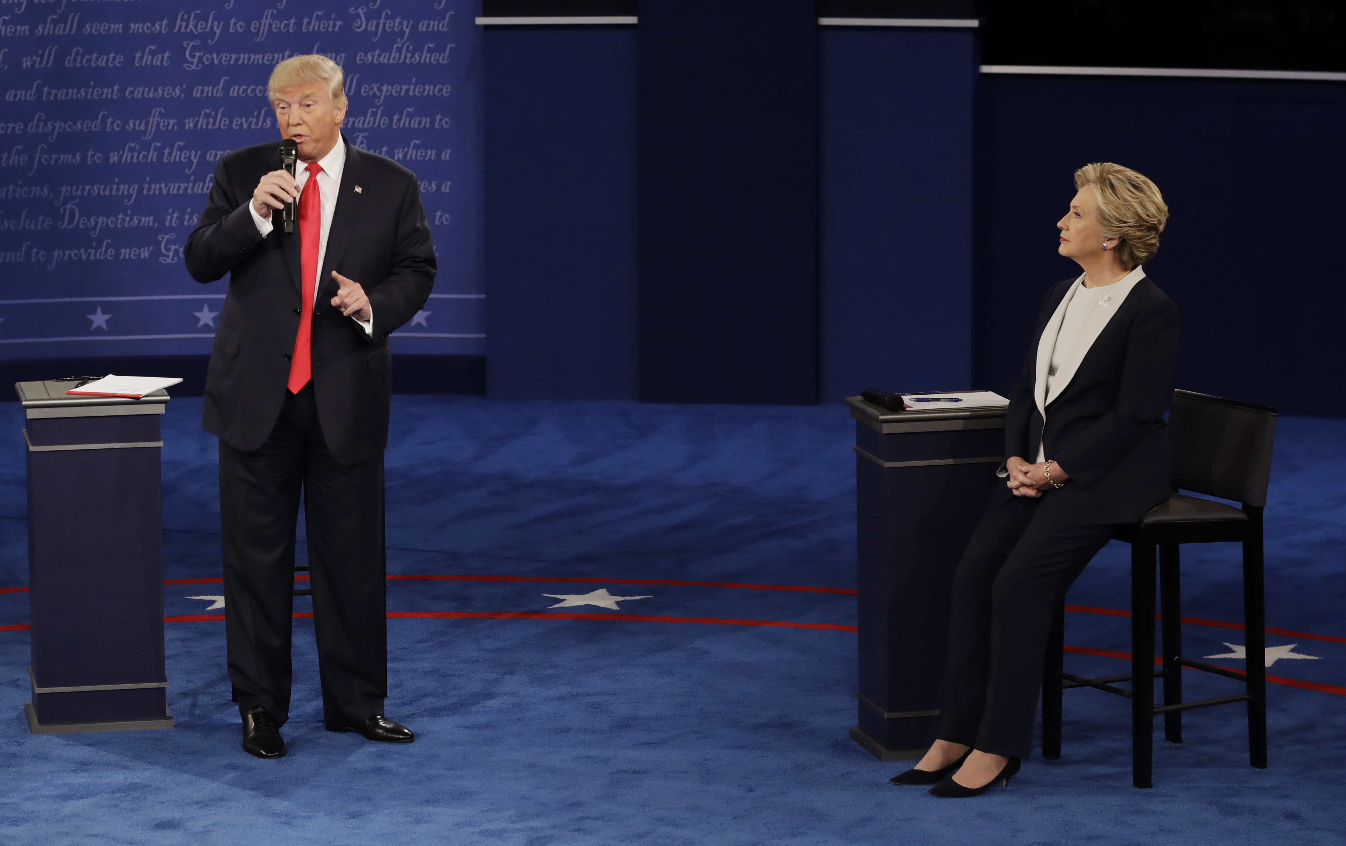 Unlike first, second debate doesn't set viewership record