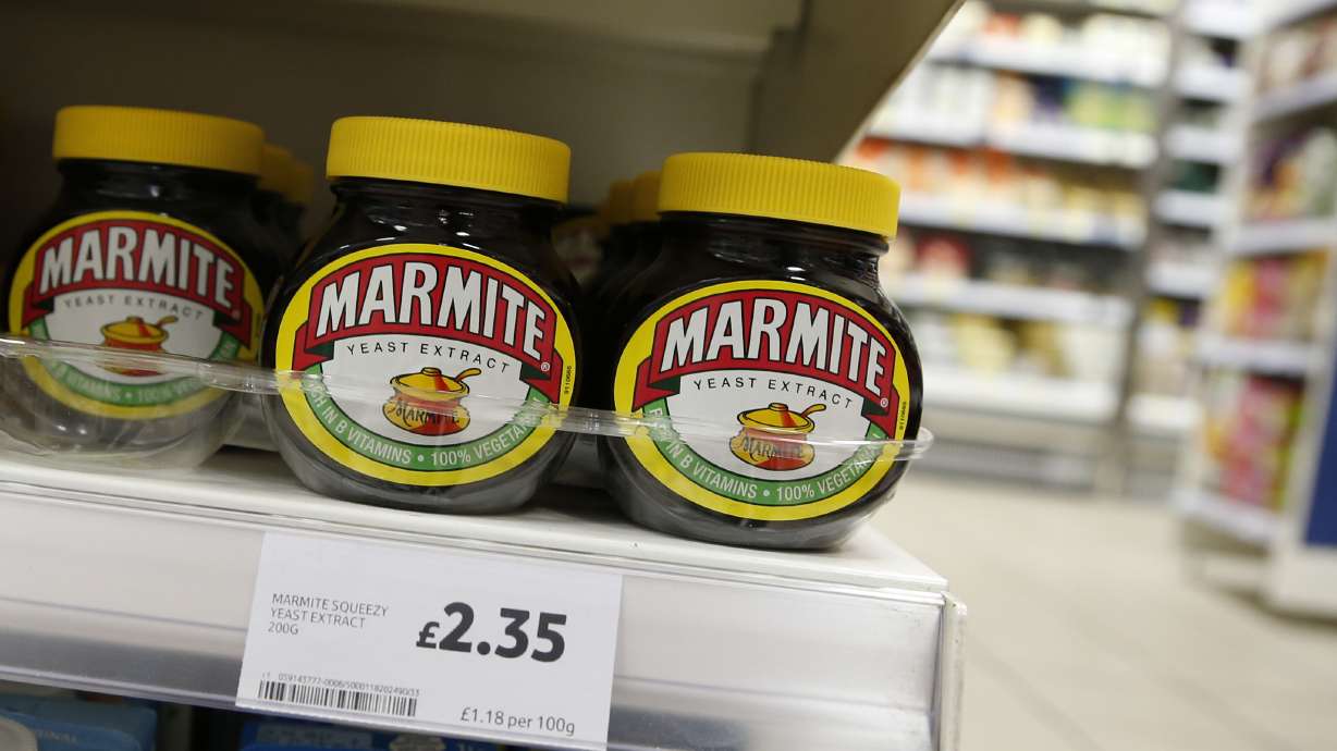Love or hate it: Marmite becomes symbol of Brexit impact