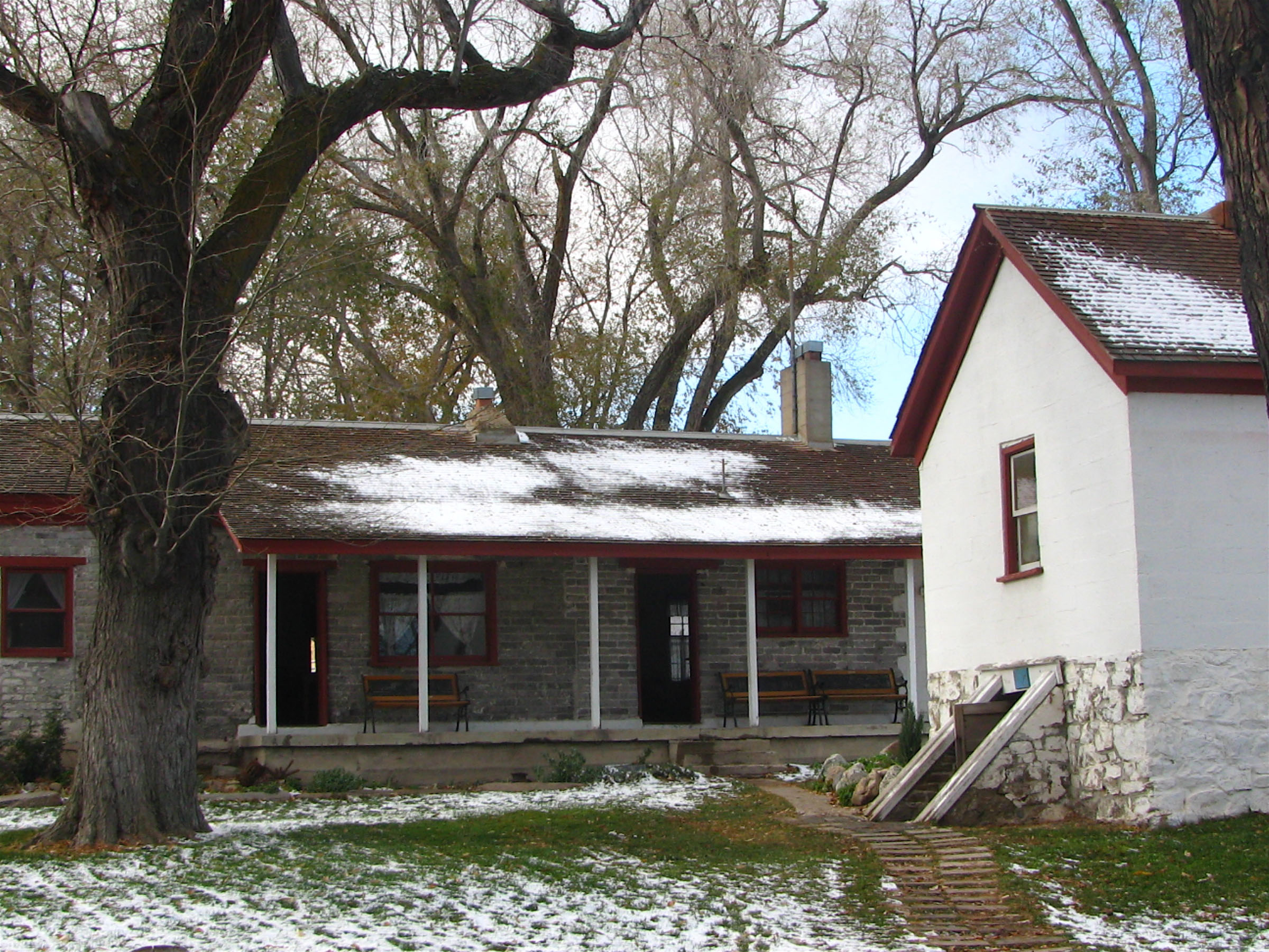 Fielding Garr Ranch. Trail views to Sentry Peak on Antelope Island. The trail starts at the Fielding Garr Ranch. (Photo: Steve Baker, Deseret News, File)