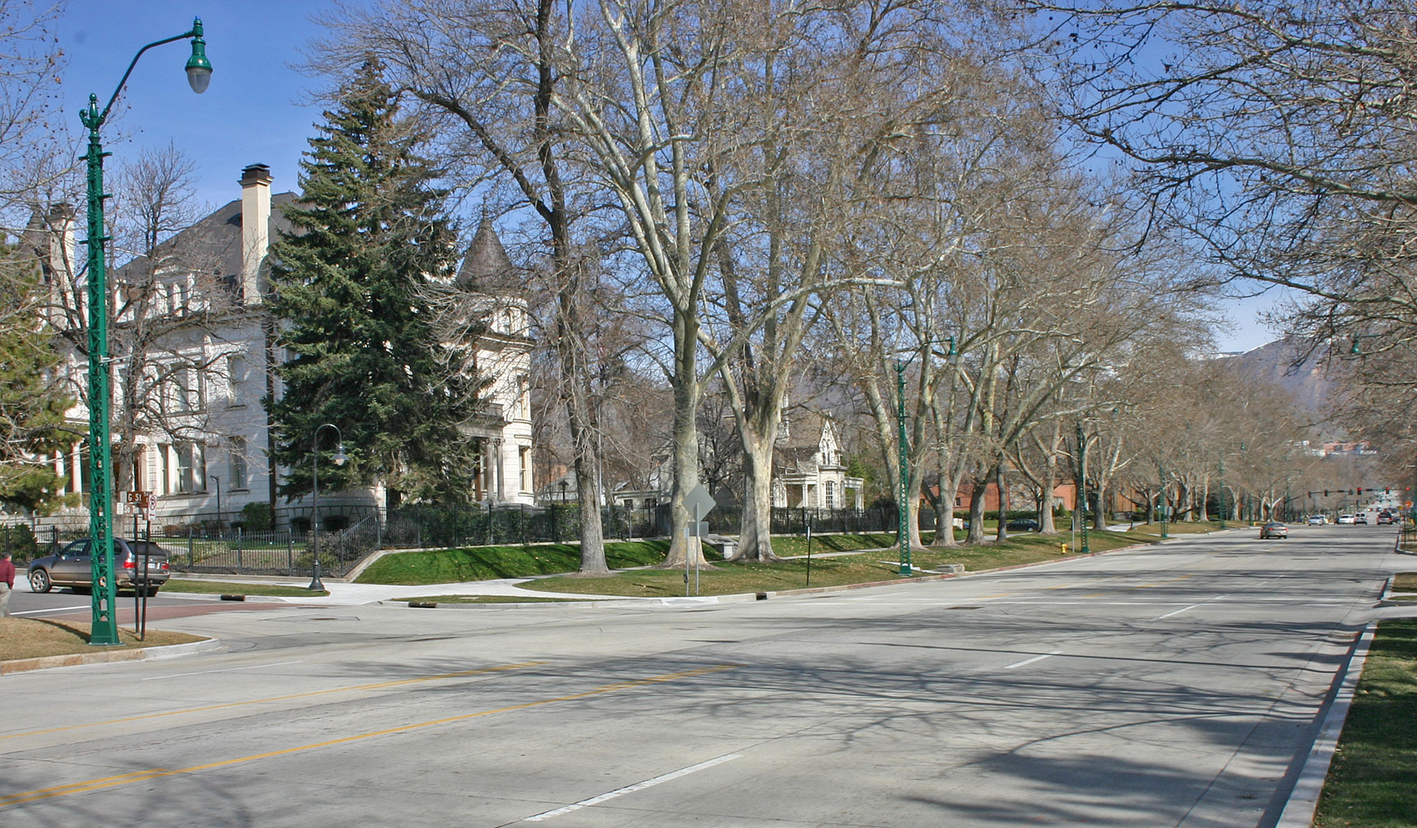 The Kearns mansion on South Temple Street on March 9, 2005, in Salt Lake City, Utah. (Photo: Kersten Swinyard)