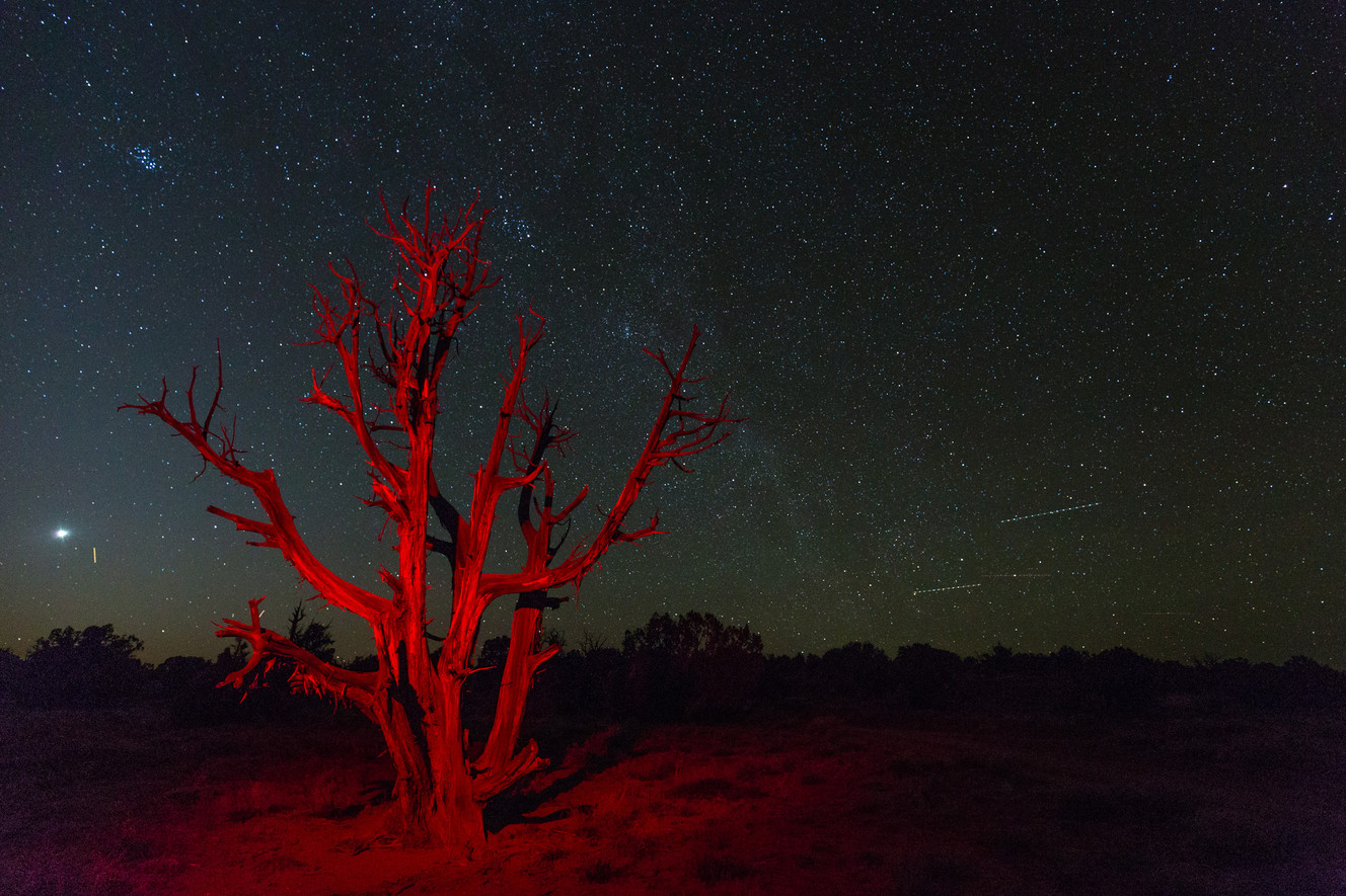 Starry skies in the desert of southern Utah. Photo credit: Dave Cawley, KSL Newsradio