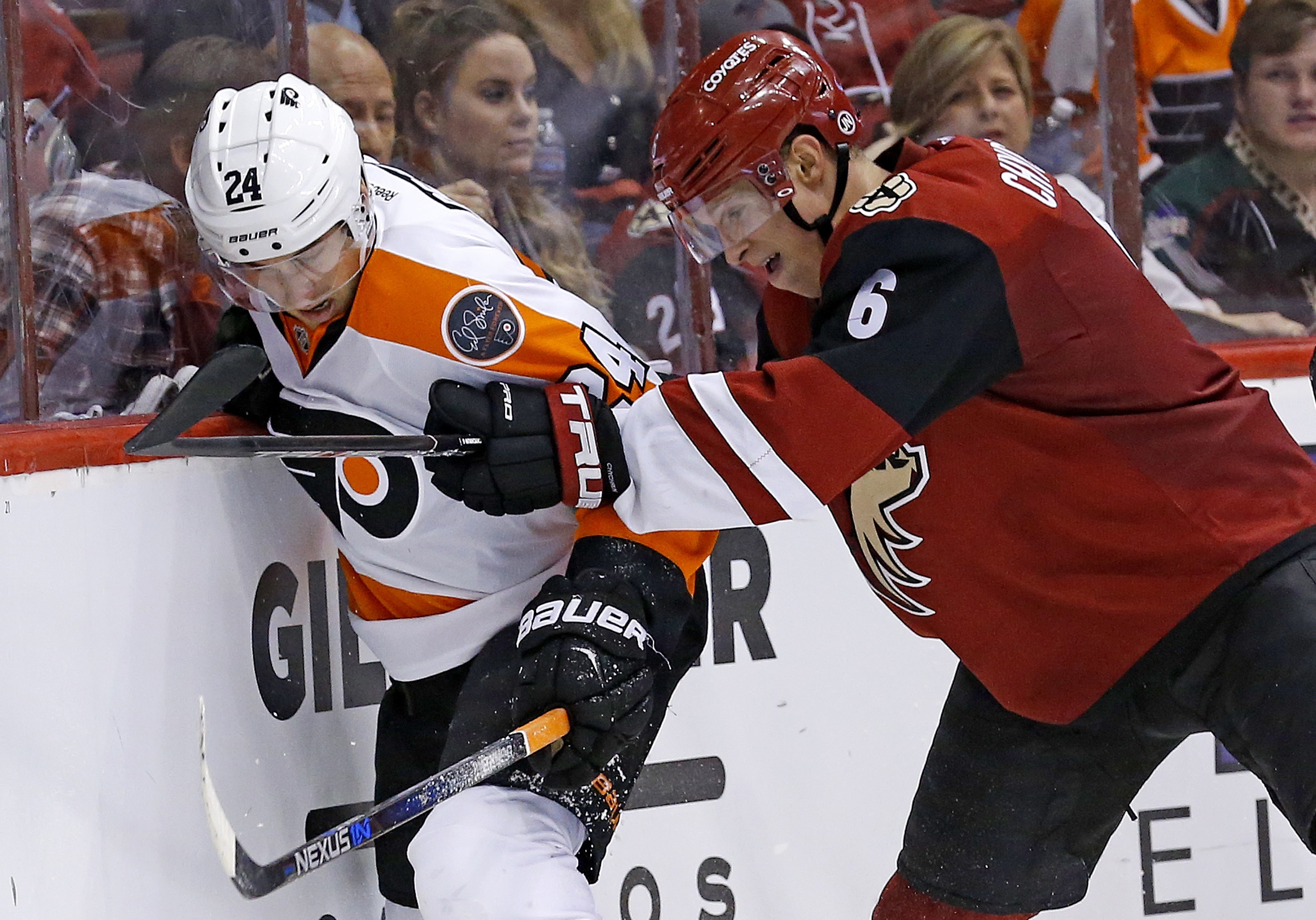 Coyotes beat Flyers 4-3 in OT on Ekman-Larsson's shot