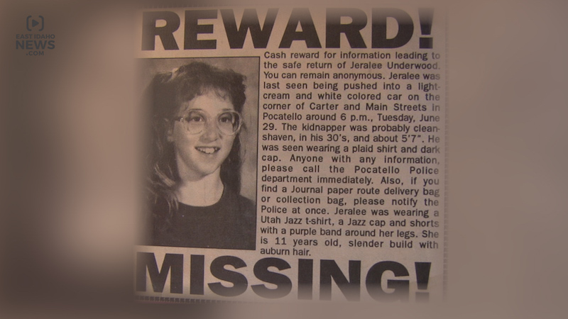 Signs featuring Jeralee Underwood were posted at various locations across east Idaho. (Photo: EastIdahoNews.com)