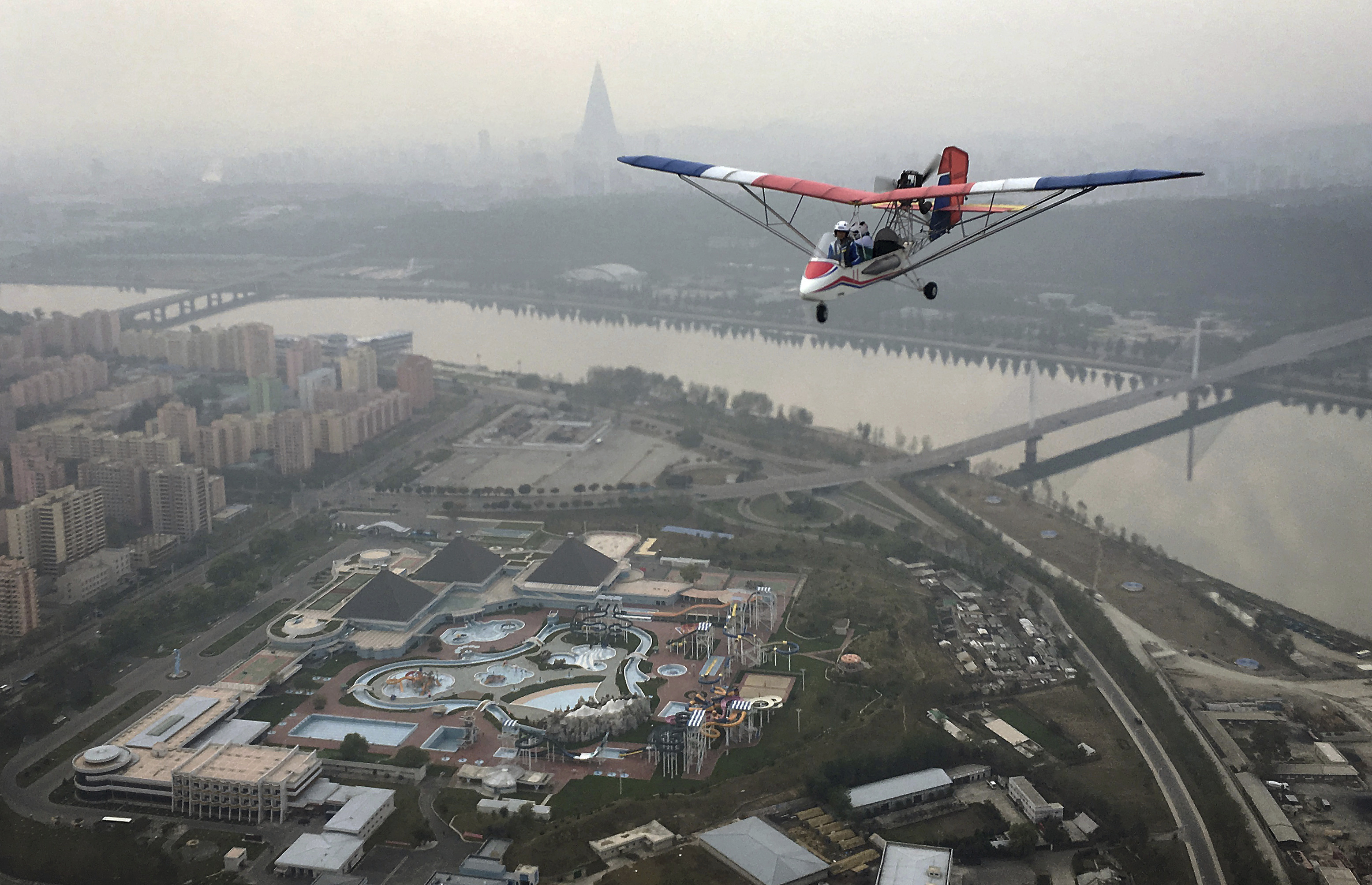 Pyongyang's latest fad: Sightseeing in ultralight airplanes