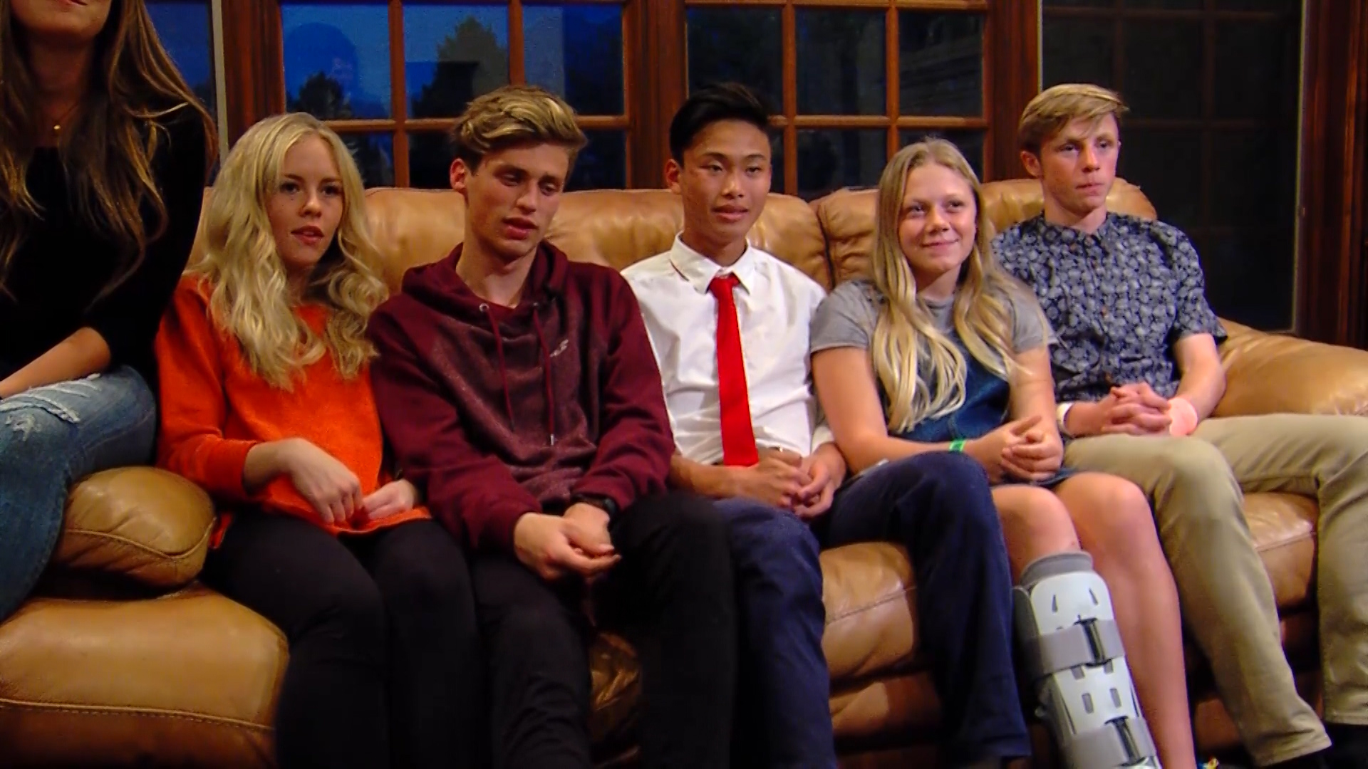 The teens credit wearing seat belts for saving their lives. Photo credit: KSL TV