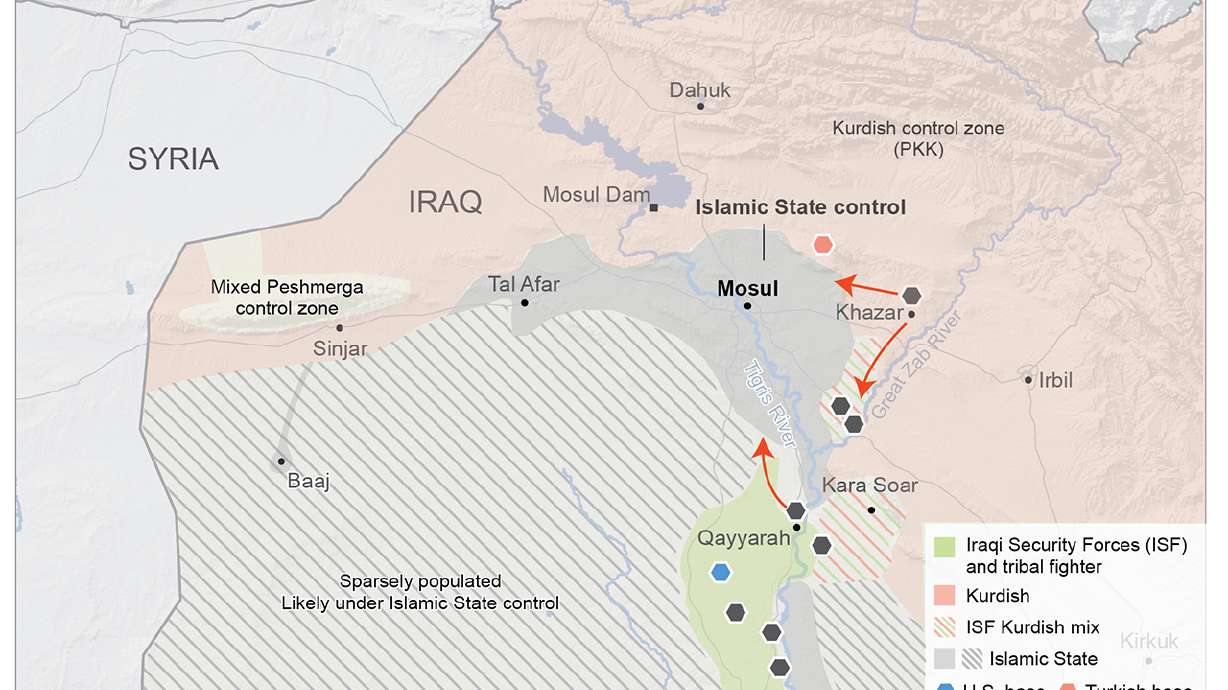 The Latest: More than 100 US troops with Iraqi forces