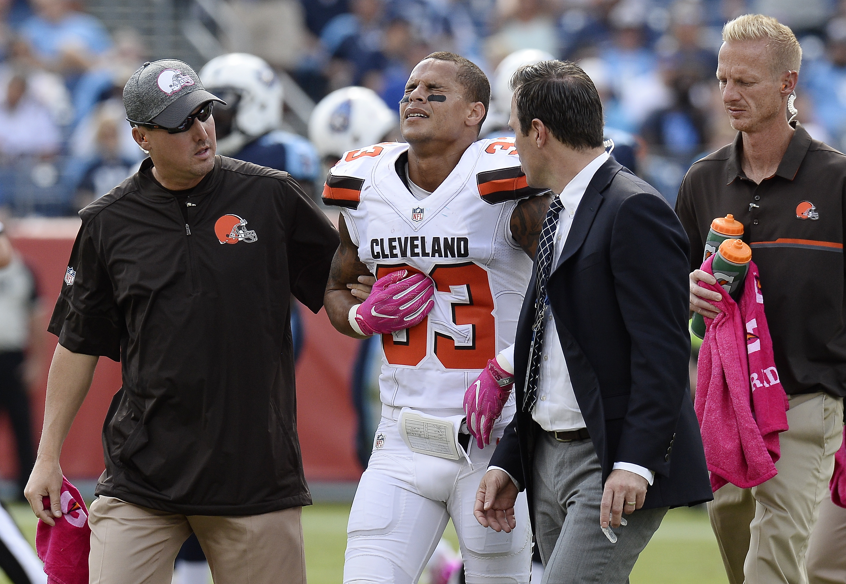 Browns' Poyer released from hospital after kidney injury