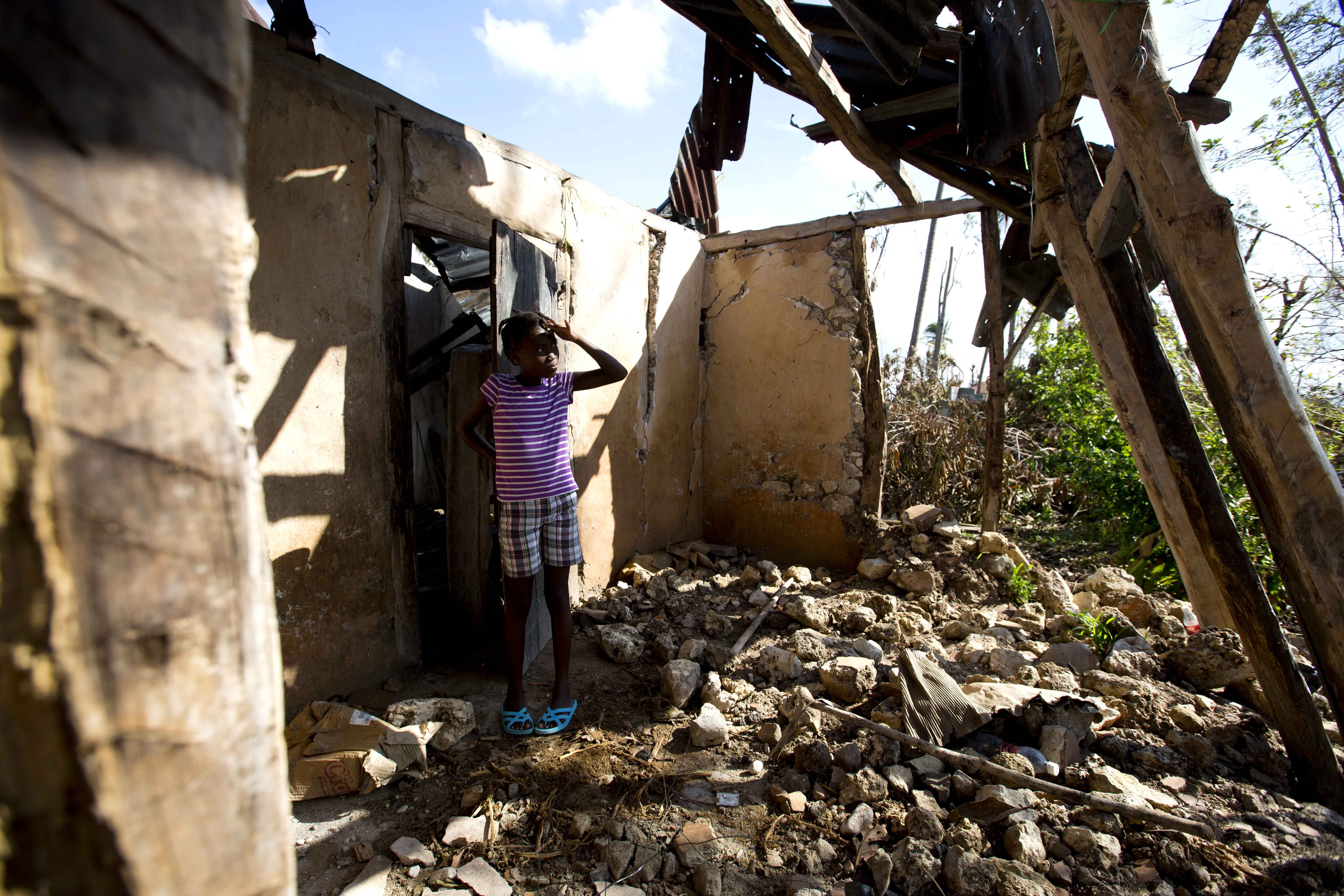 Hurricane's destruction puts schools on hold in Haiti