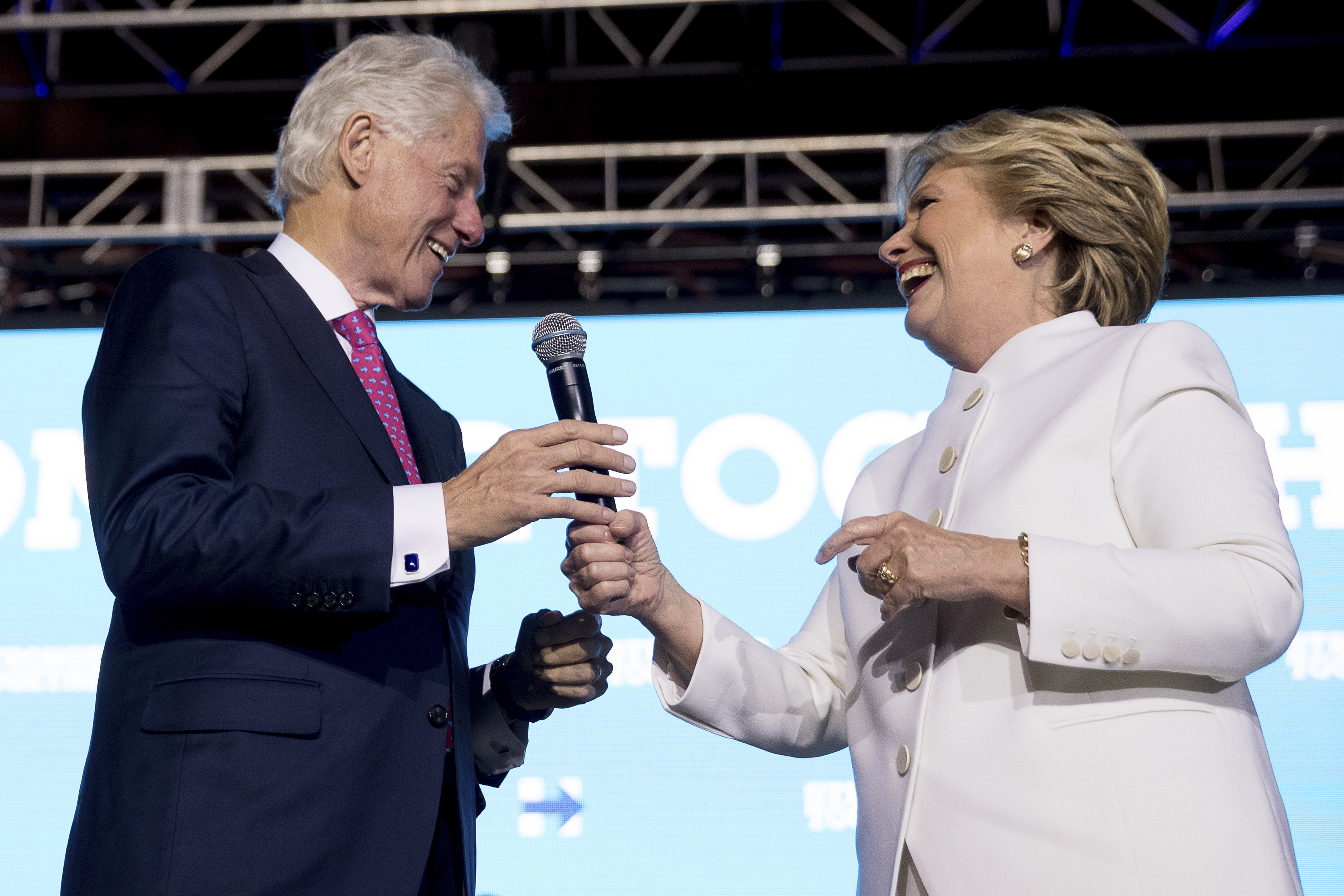 The Latest: Clinton super PAC has best fundraising month