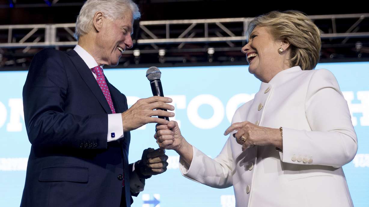 The Latest: Clinton super PAC has best fundraising month